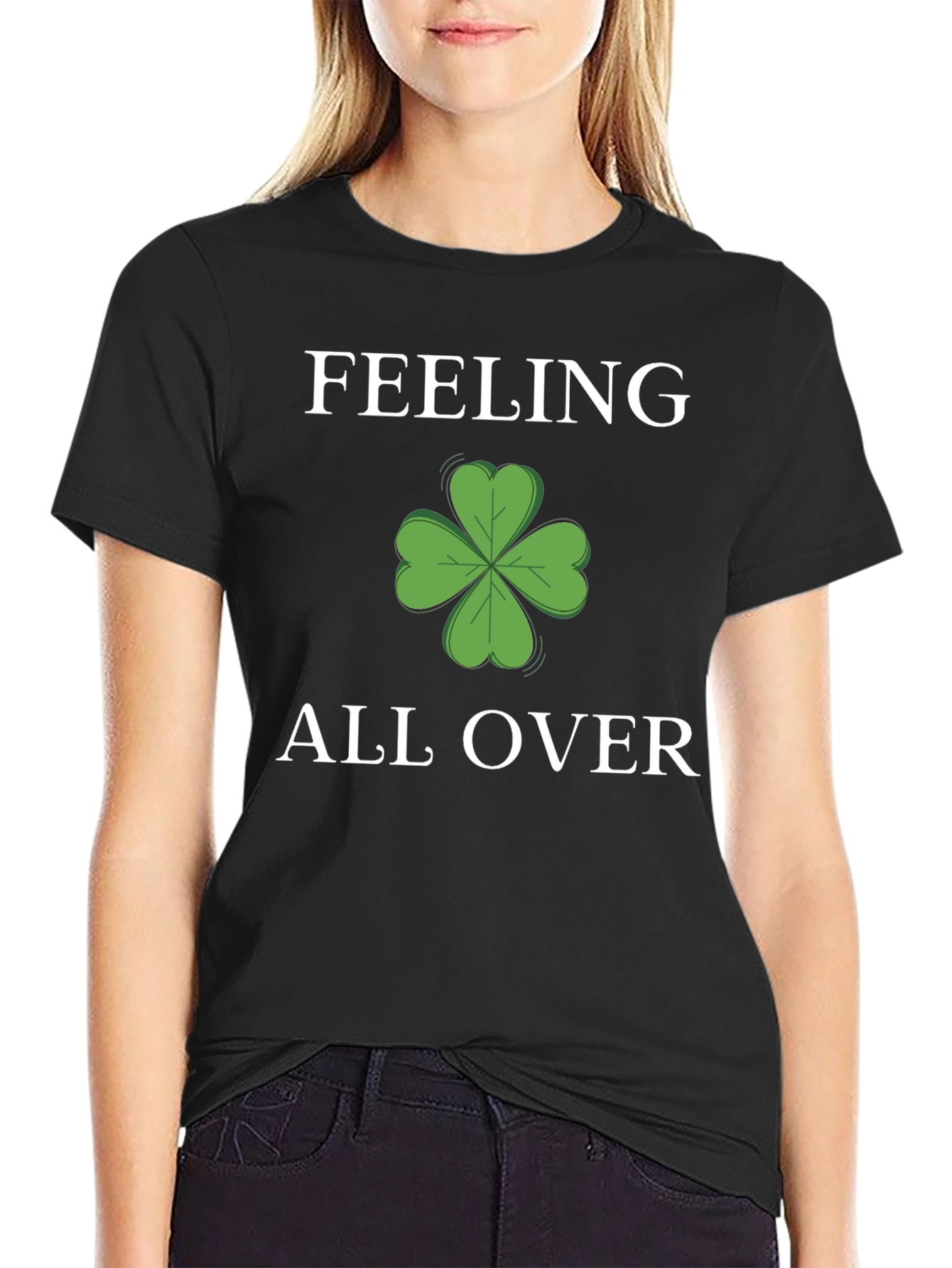 Feeling Lucky Clover T-Shirt - St. Patricks Day