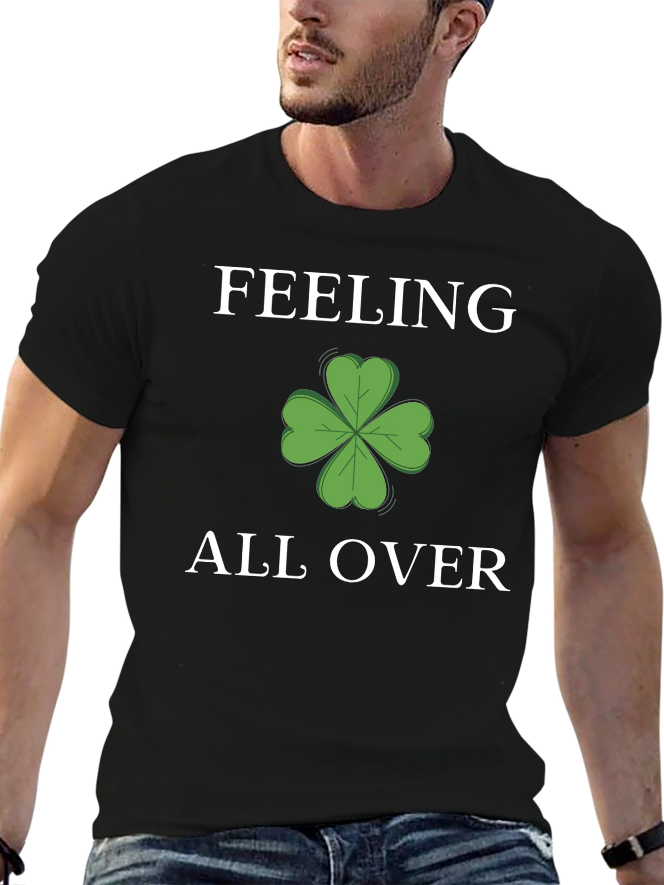 Feeling Lucky Clover T-Shirt - St. Patricks Day