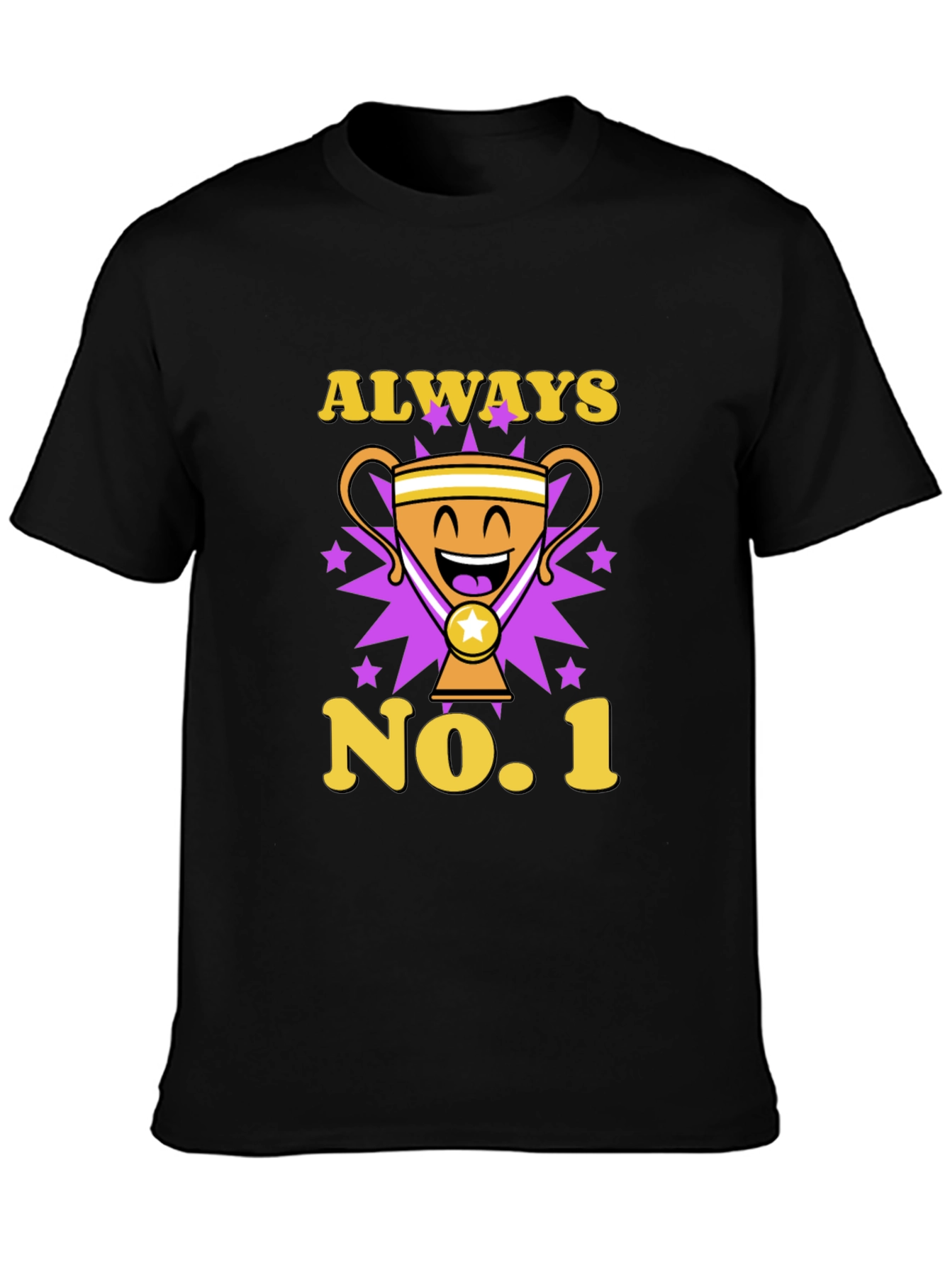 Always No. 1 Trophy Graphic Tee - Black