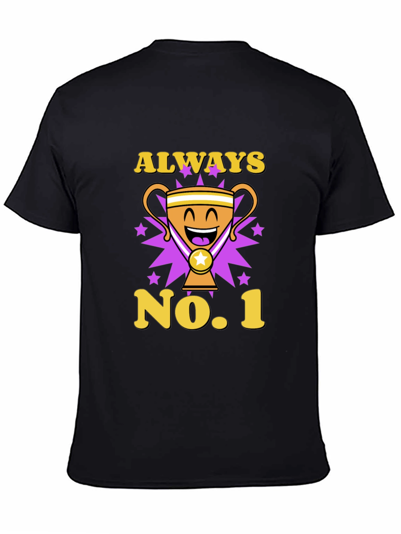 Always No. 1 Trophy Graphic Tee - Black