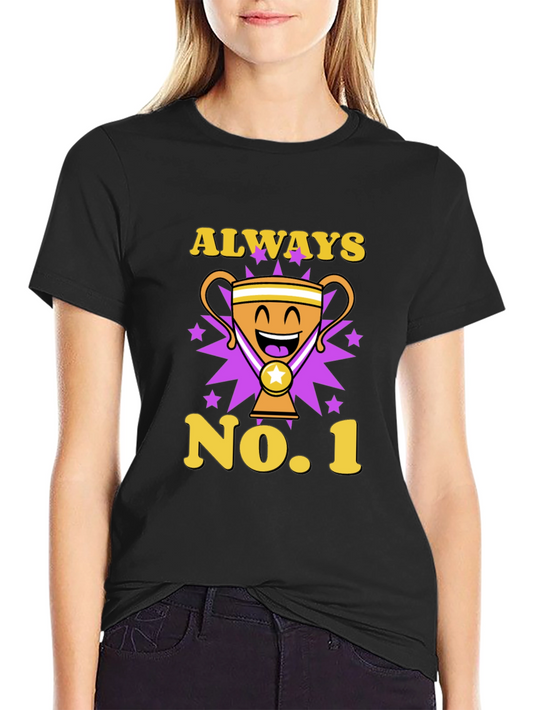 Always No. 1 Trophy Graphic Tee - Black