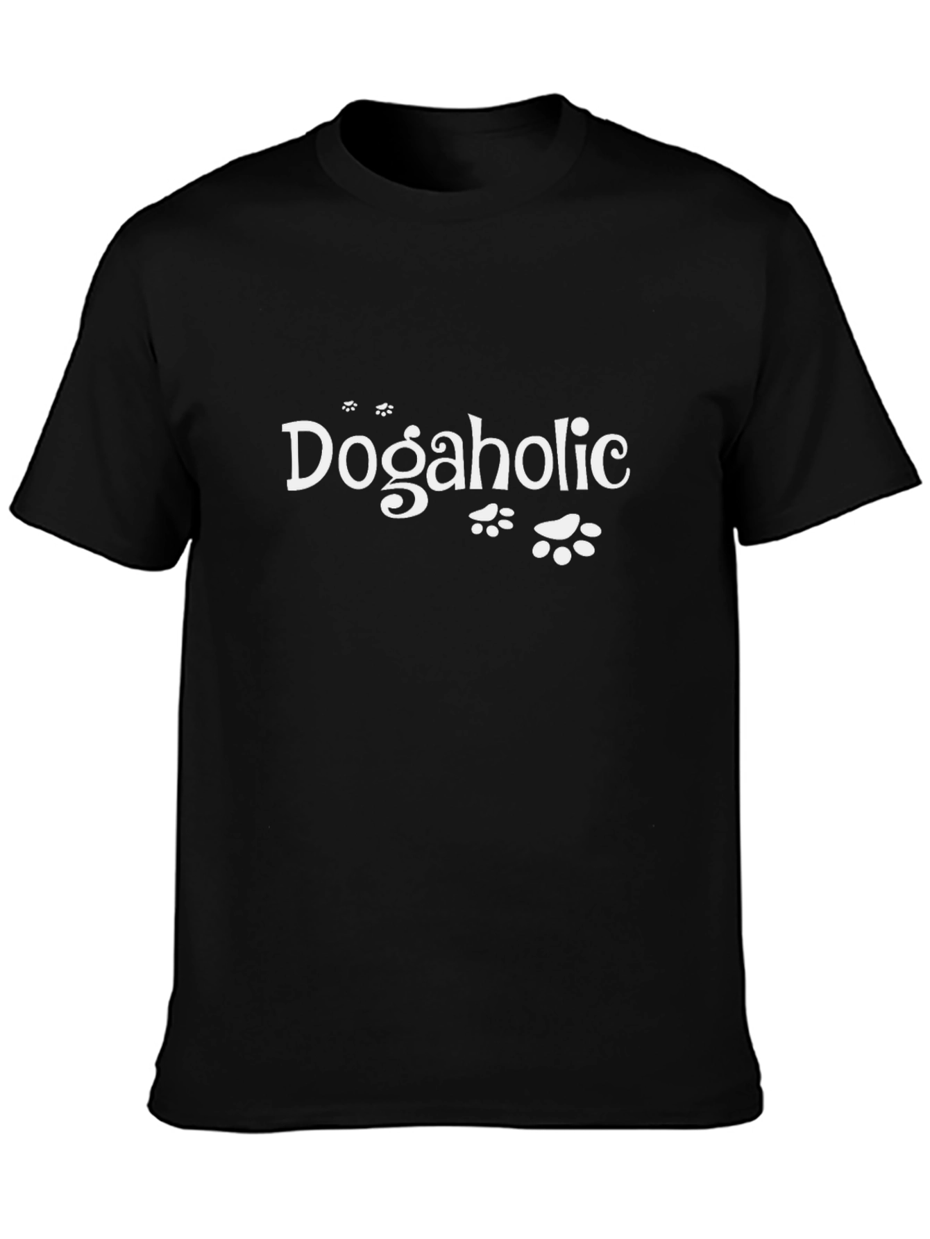 Dogaholic Black T-Shirt
