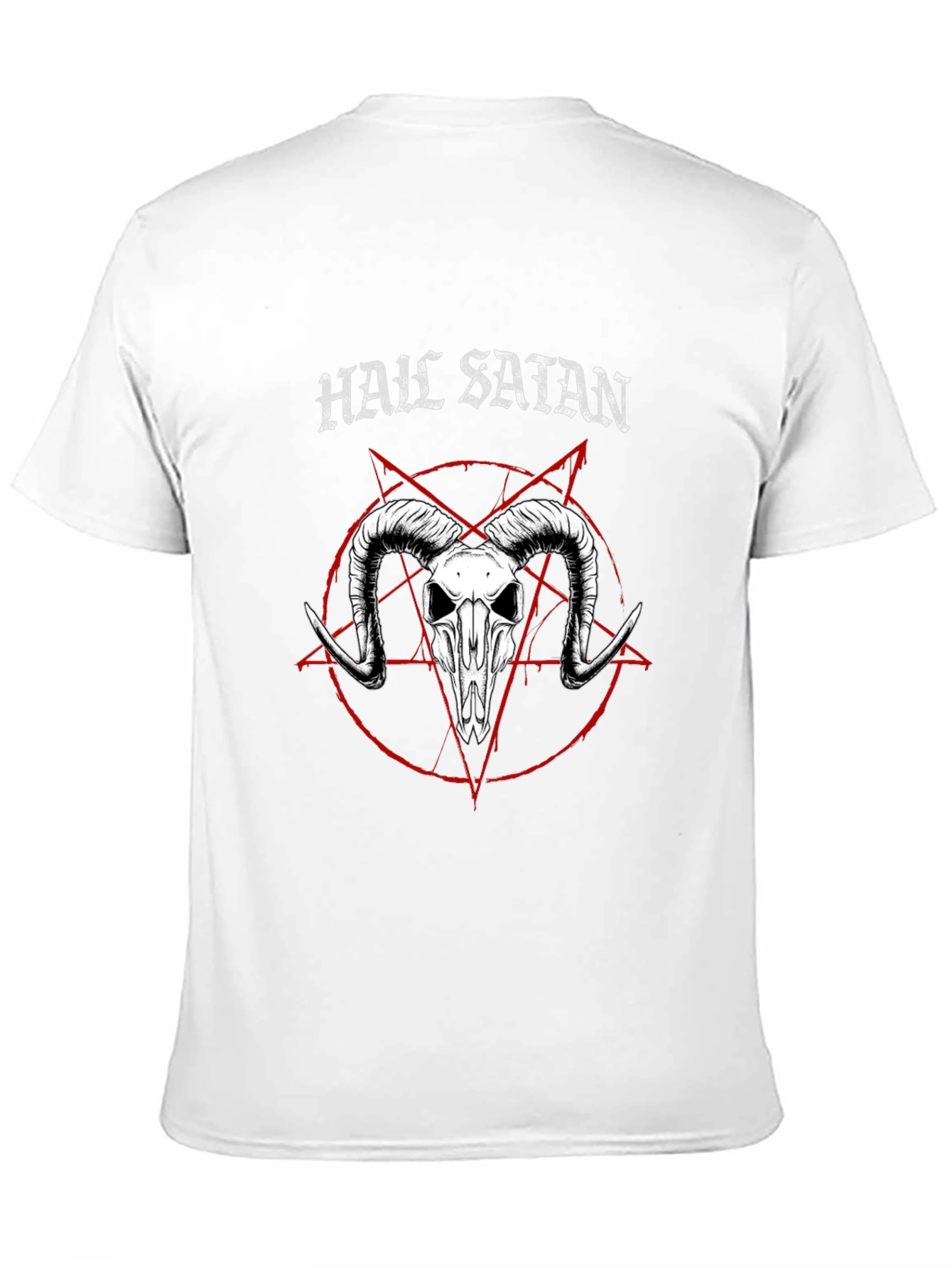 Hail Satan T-Shirt: Occult Baphomet Graphic Tee