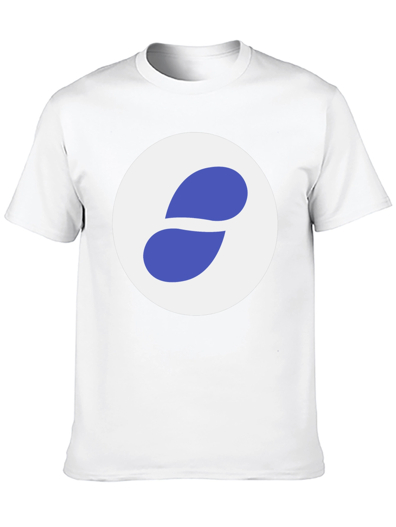 Black T-Shirt with Abstract Circle Logo