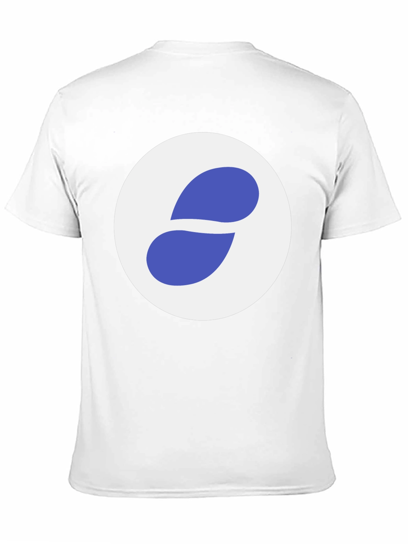 Black T-Shirt with Abstract Circle Logo