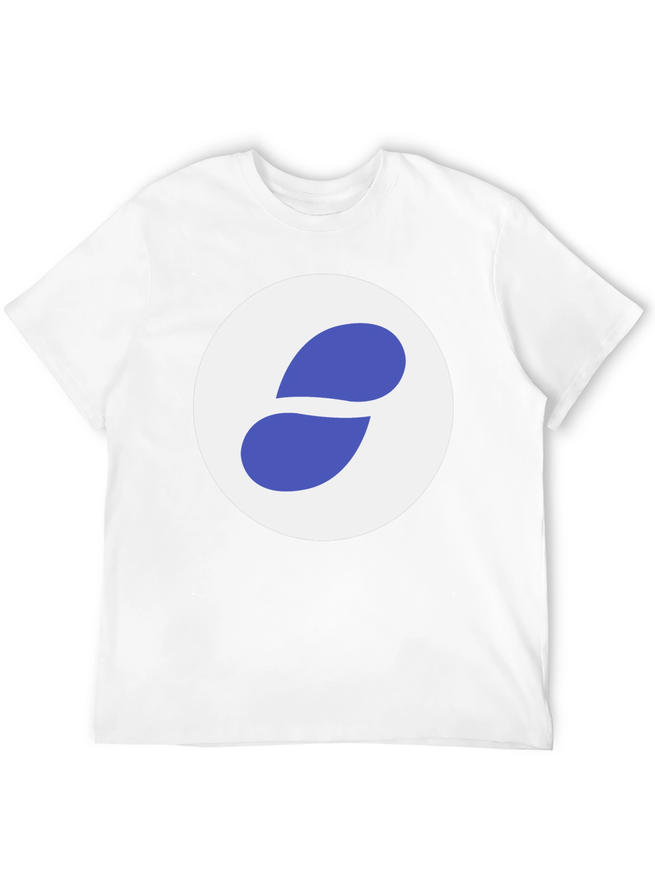 Black T-Shirt with Abstract Circle Logo