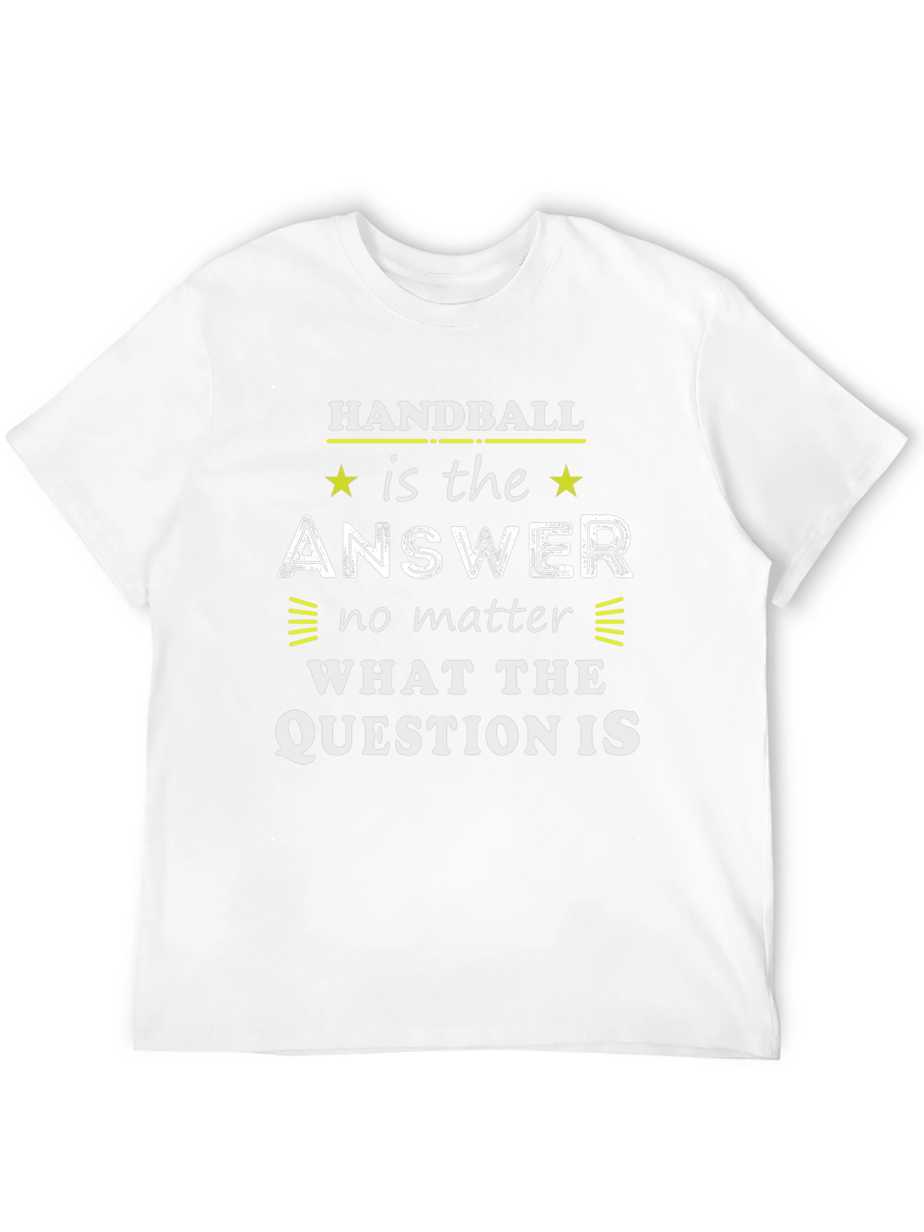 Handball Answer T-Shirt Funny Sports Tee