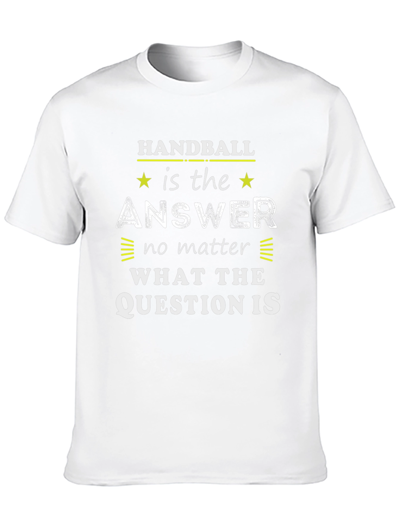 Handball Answer T-Shirt Funny Sports Tee