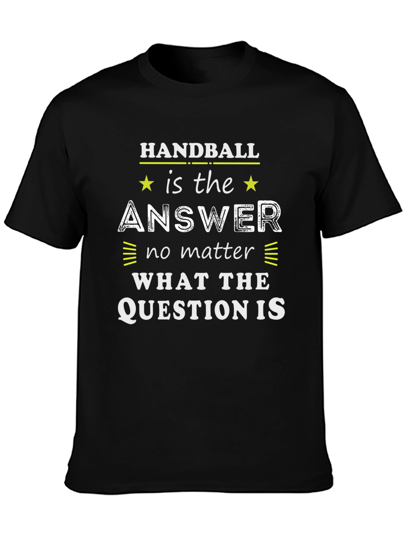 Handball Answer T-Shirt Funny Sports Tee