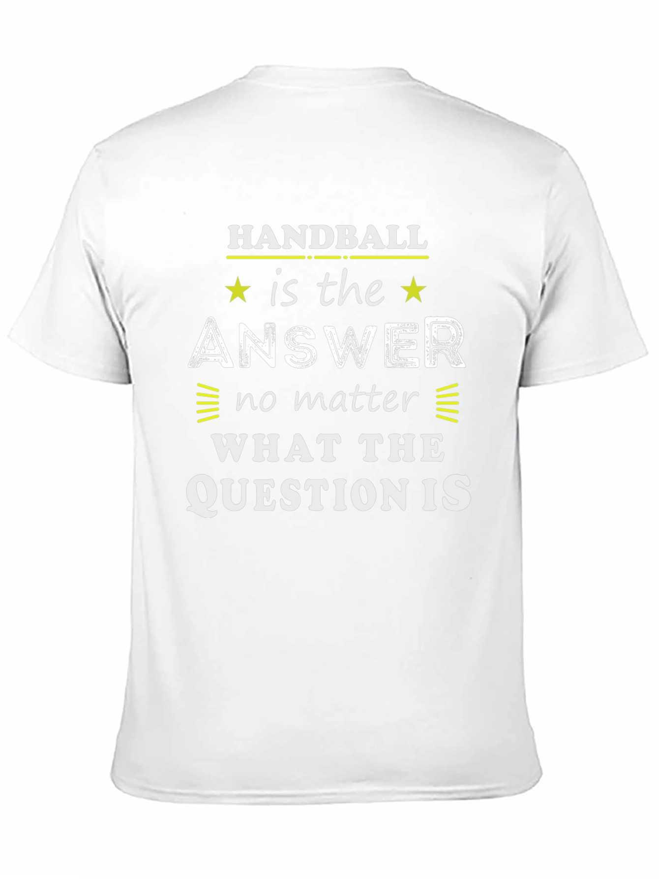 Handball Answer T-Shirt Funny Sports Tee