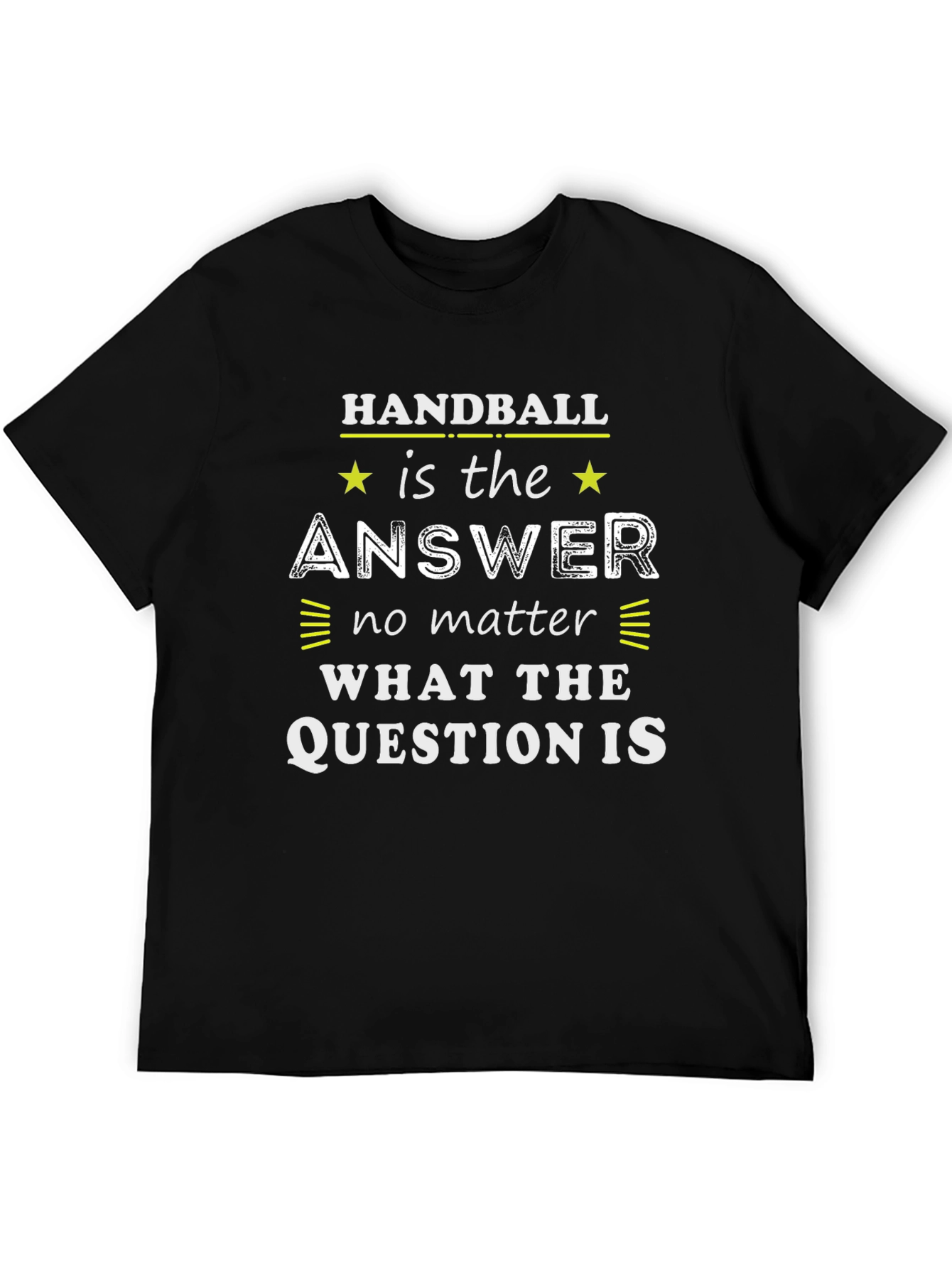 Handball Answer T-Shirt Funny Sports Tee