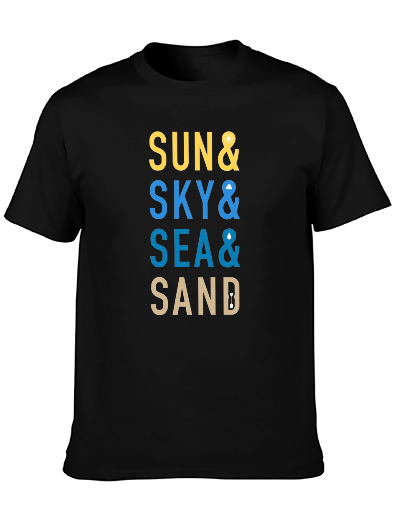 Sun Sky Sea Sand Graphic T-Shirt