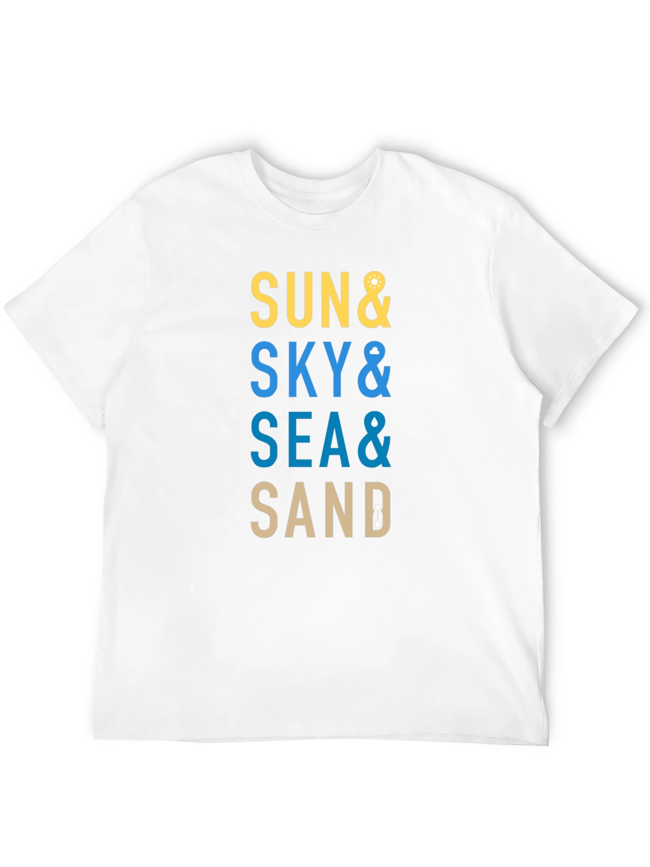 Sun Sky Sea Sand Graphic T-Shirt