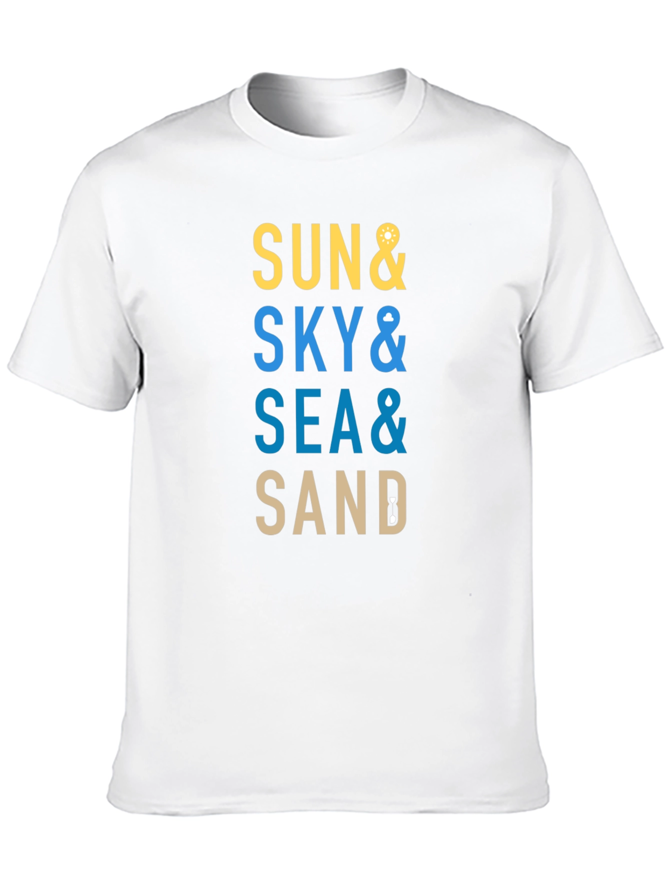 Sun Sky Sea Sand Graphic T-Shirt