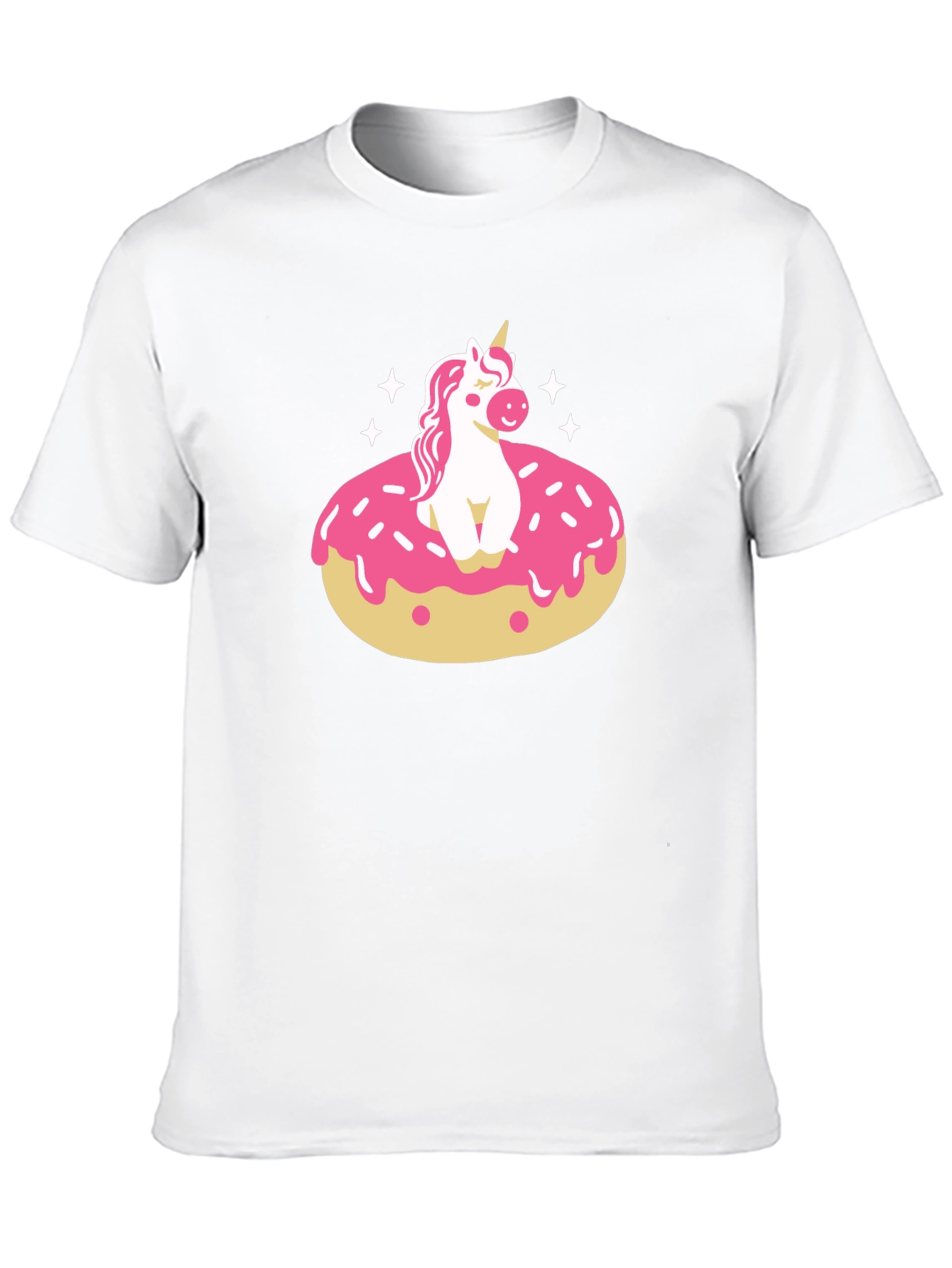 Unicorn Donut Black T-Shirt