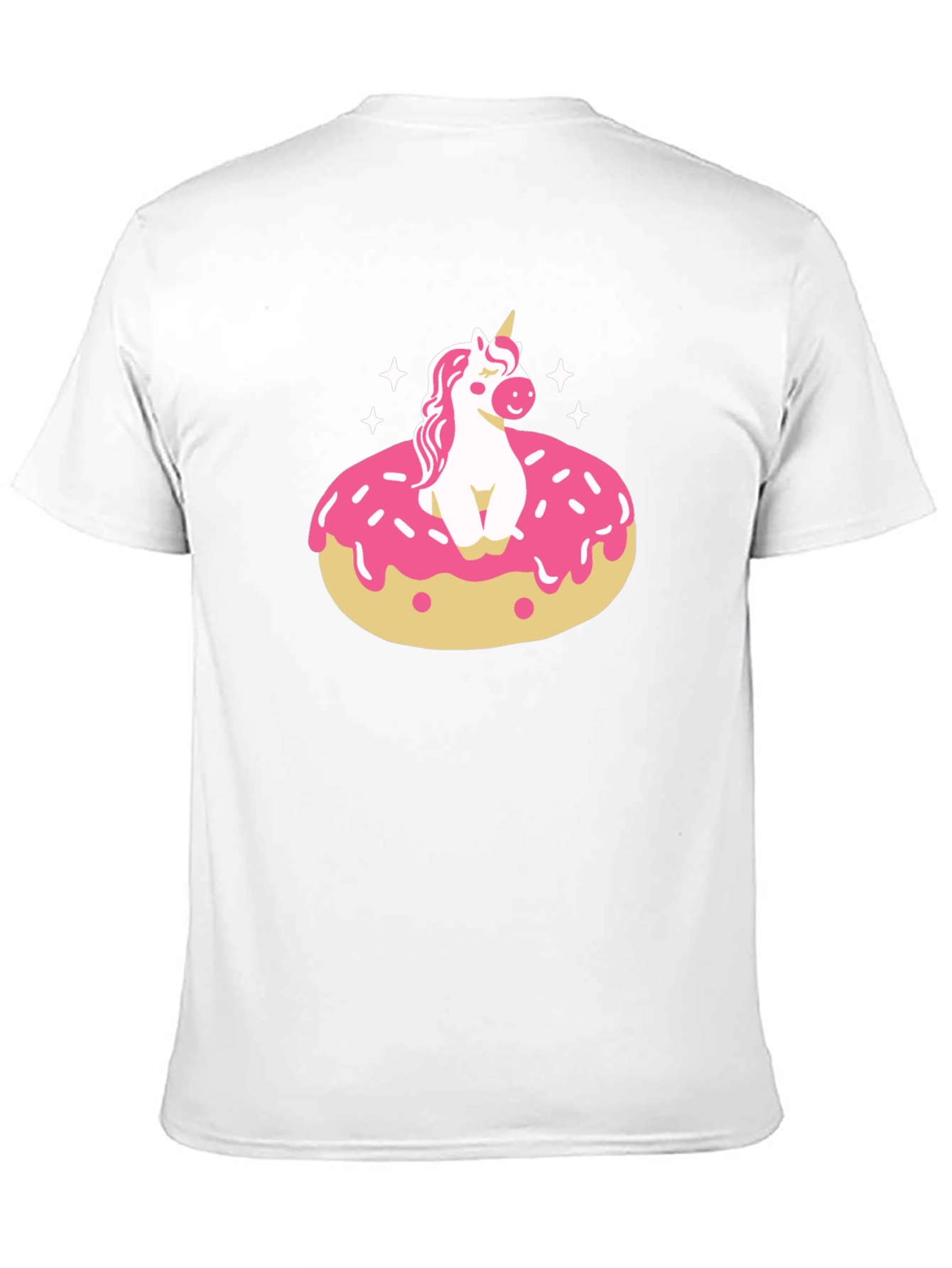 Unicorn Donut Black T-Shirt