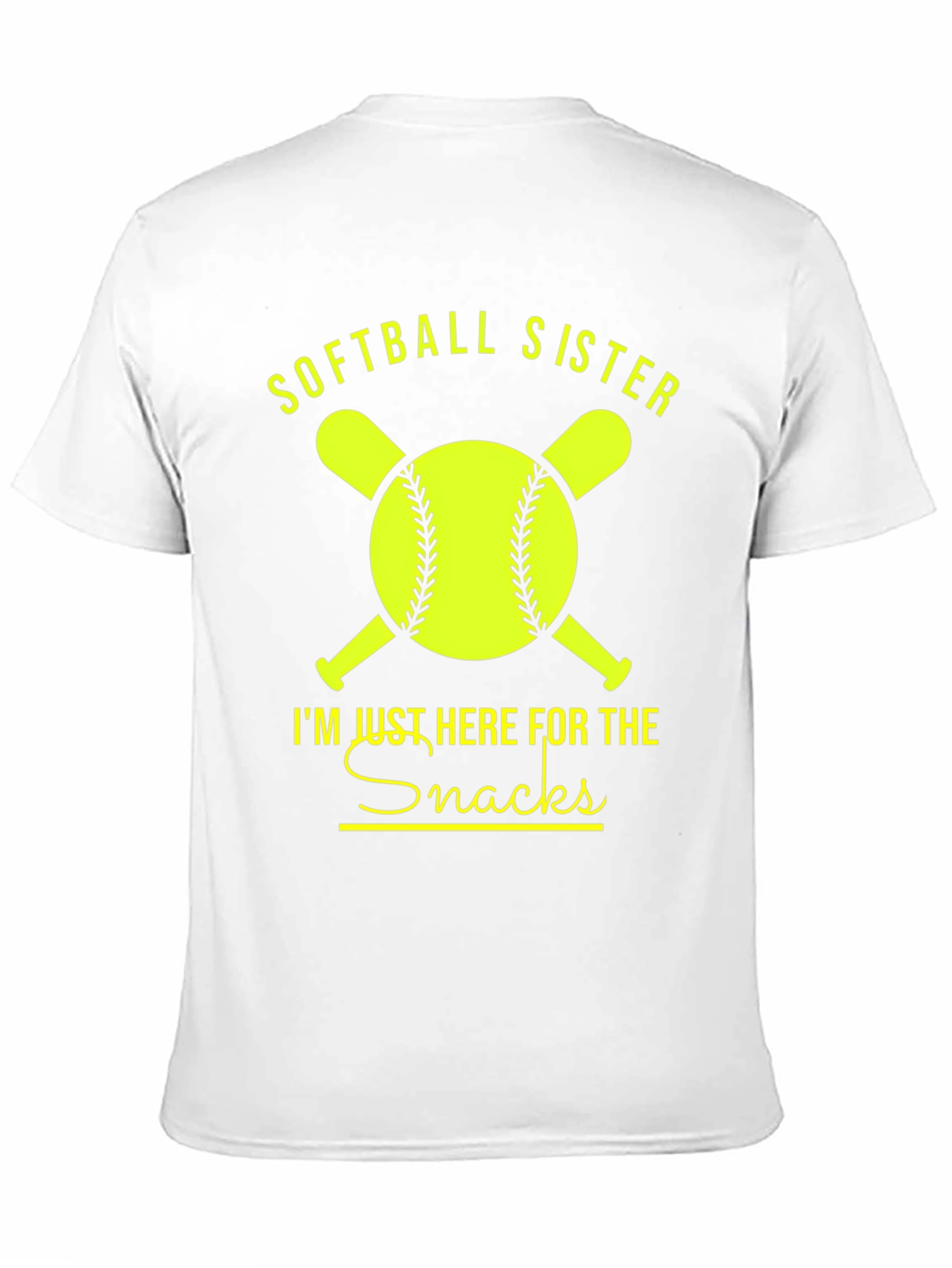 Softball Sister Snacks Graphic Tee