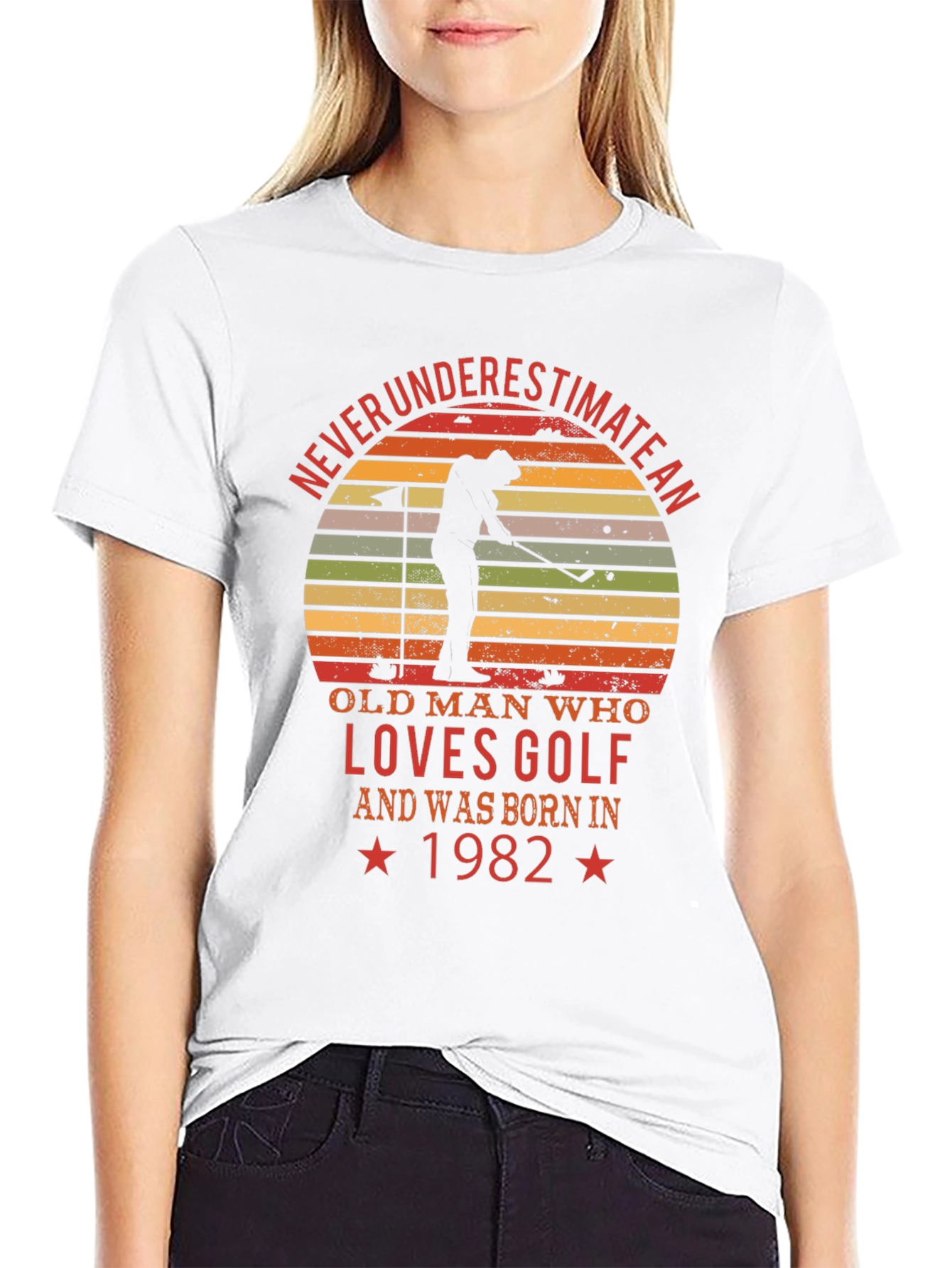 Golf Lover 1982 Birthday T-Shirt