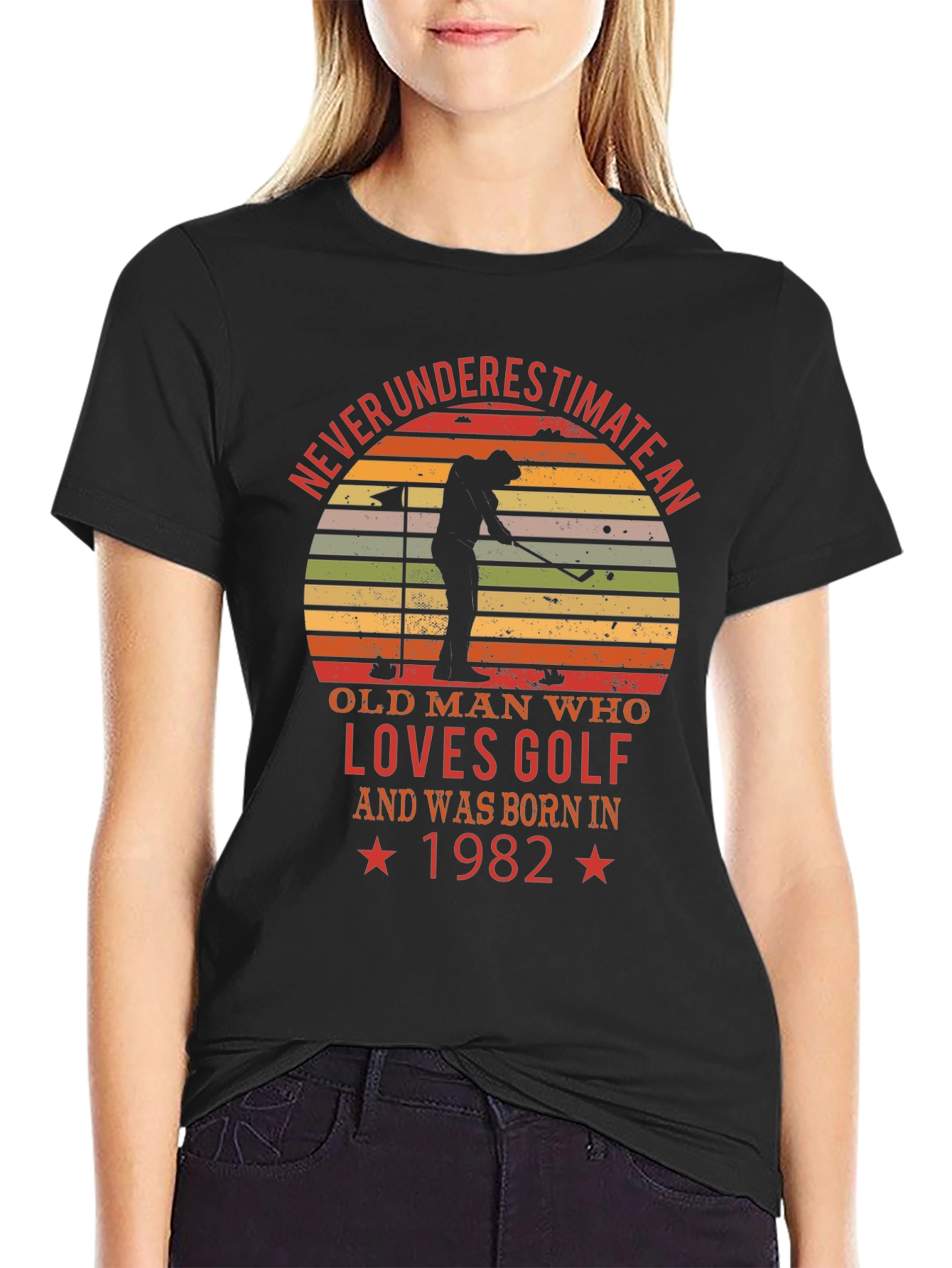Golf Lover 1982 Birthday T-Shirt