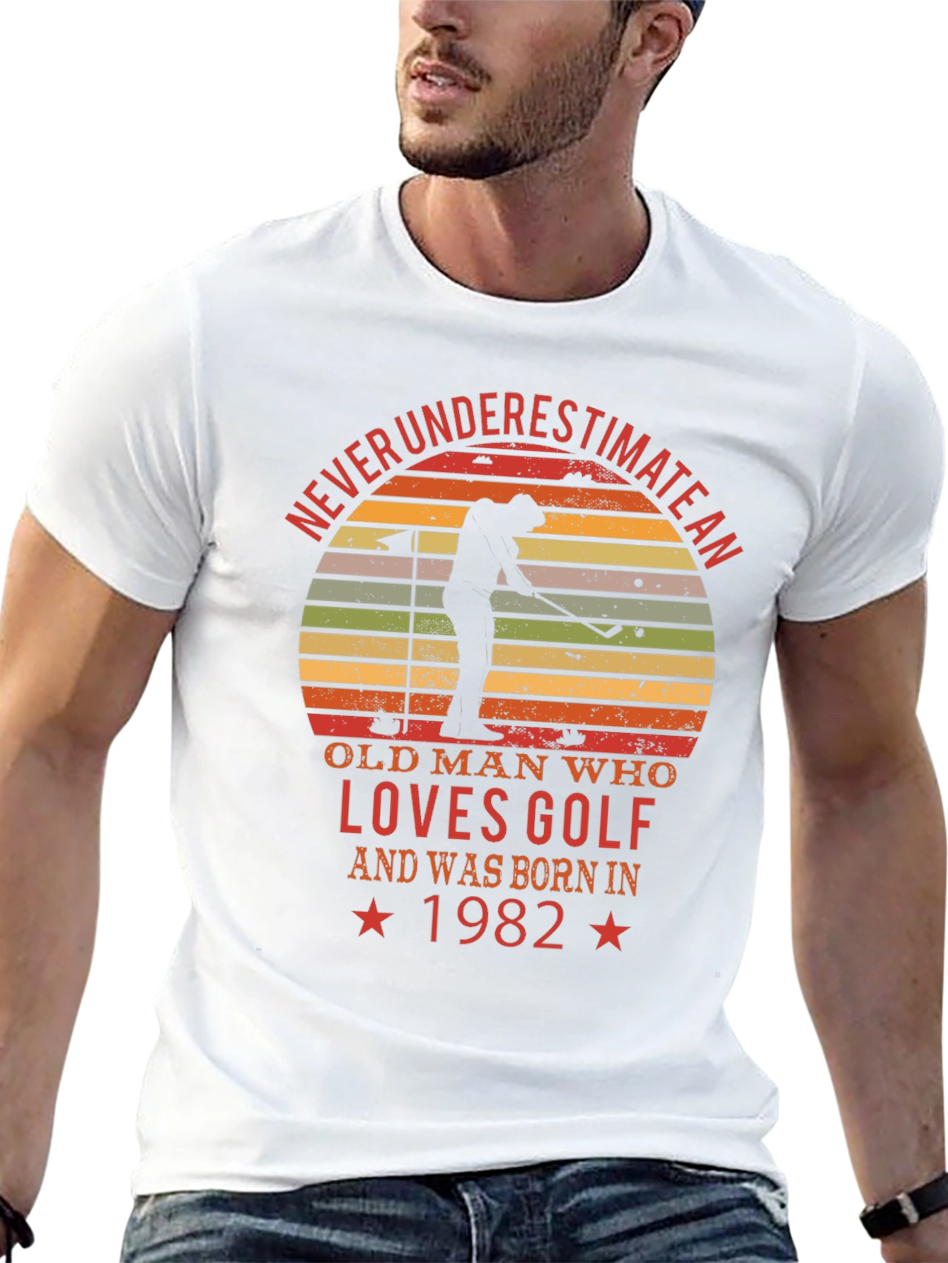 Golf Lover 1982 Birthday T-Shirt