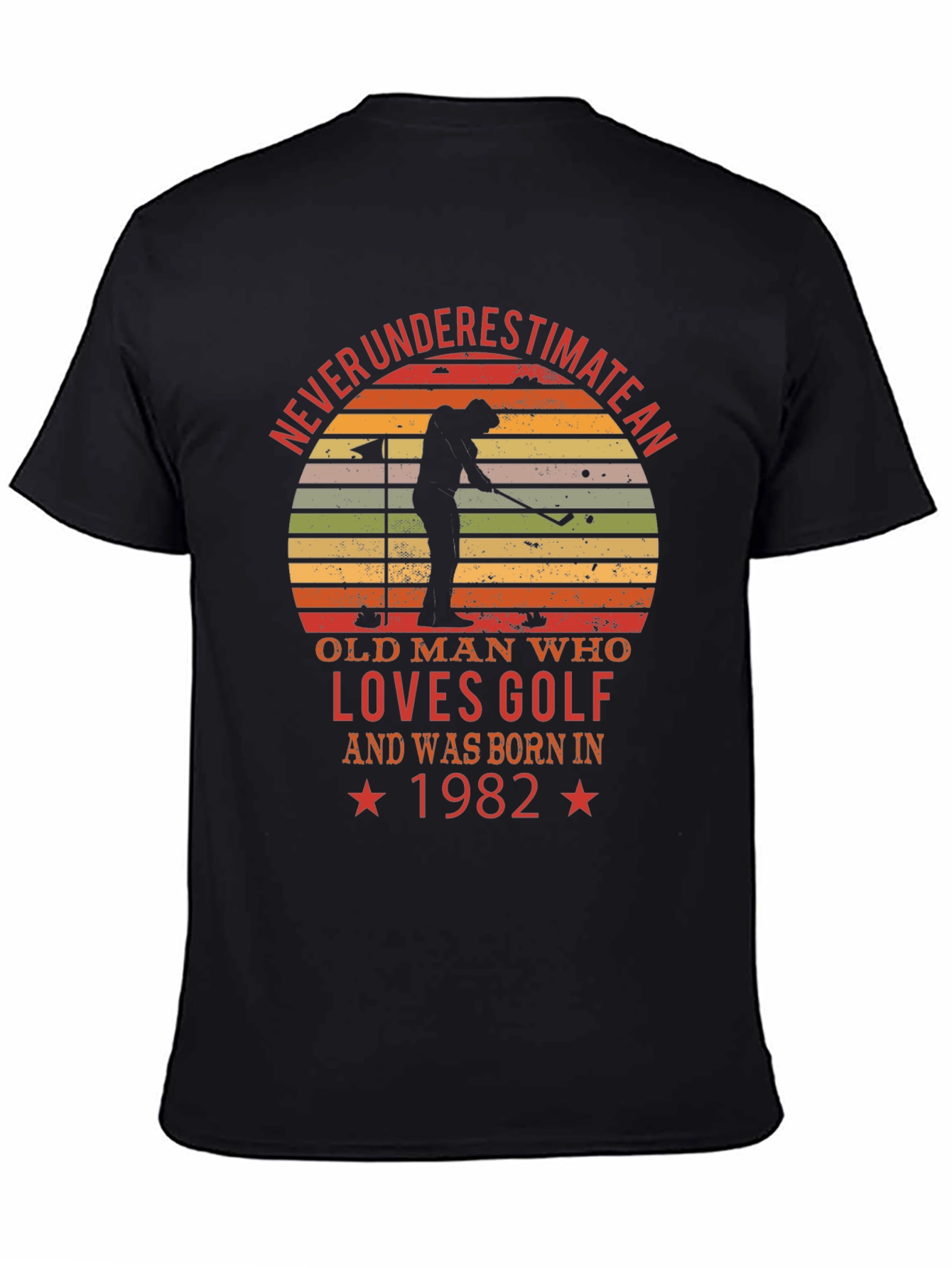 Golf Lover 1982 Birthday T-Shirt