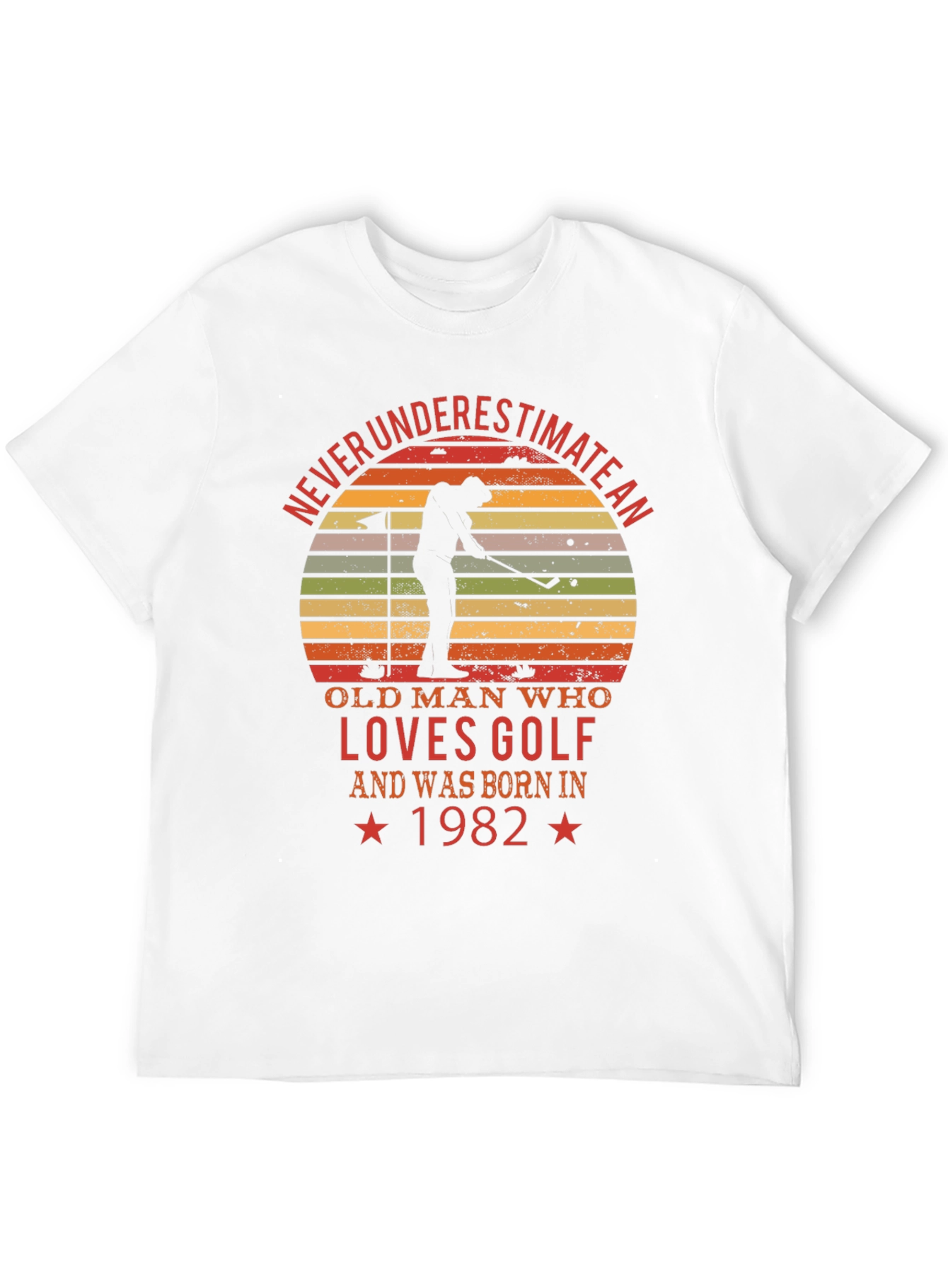 Golf Lover 1982 Birthday T-Shirt