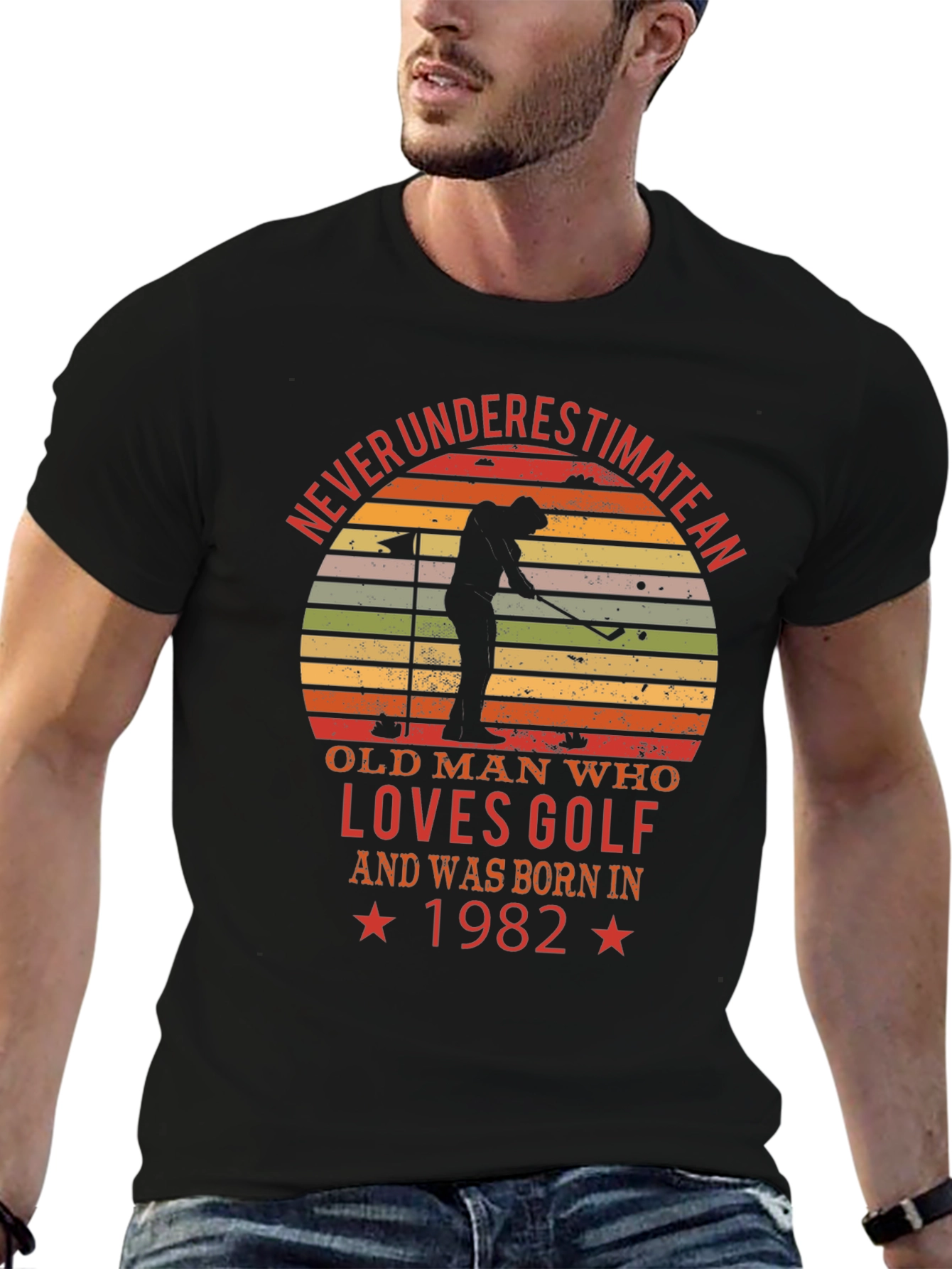 Golf Lover 1982 Birthday T-Shirt