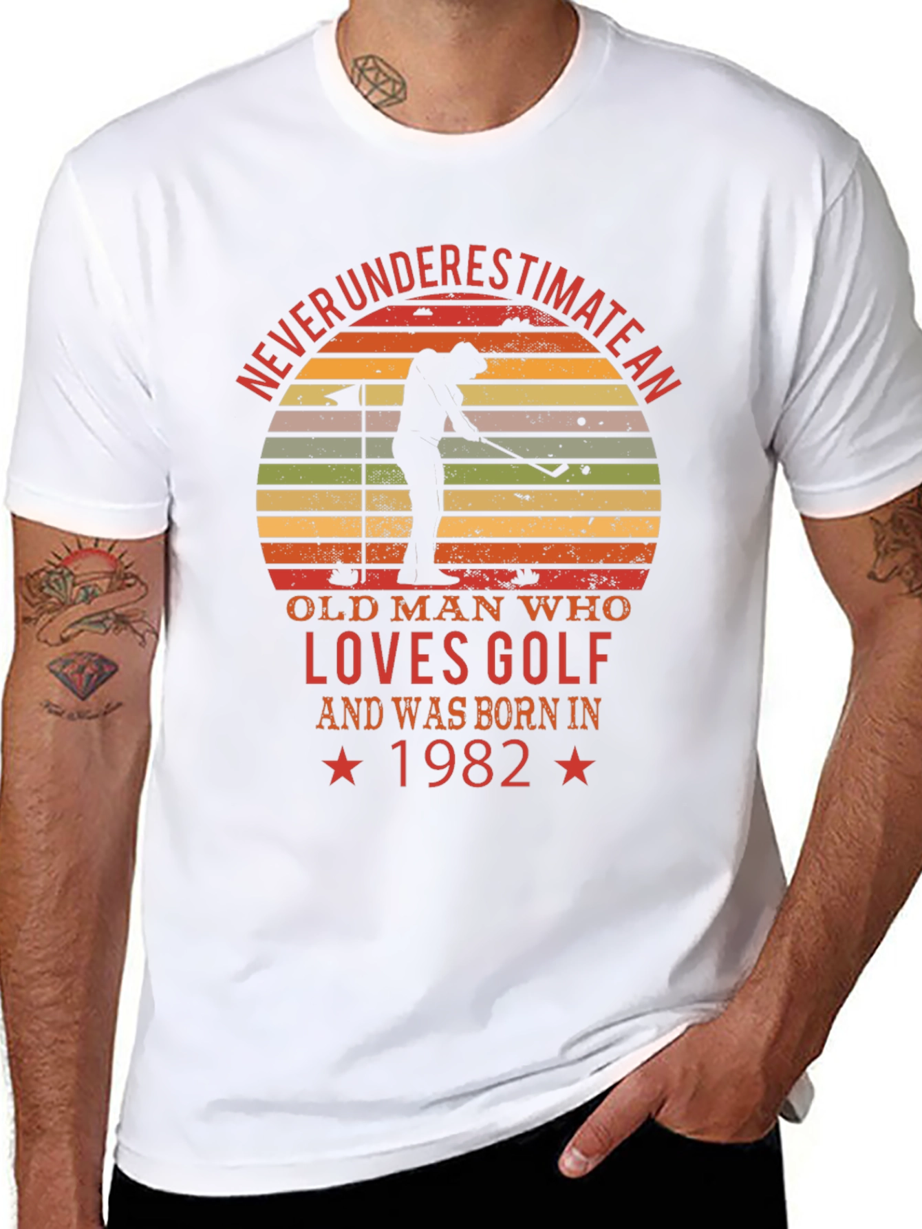 Golf Lover 1982 Birthday T-Shirt