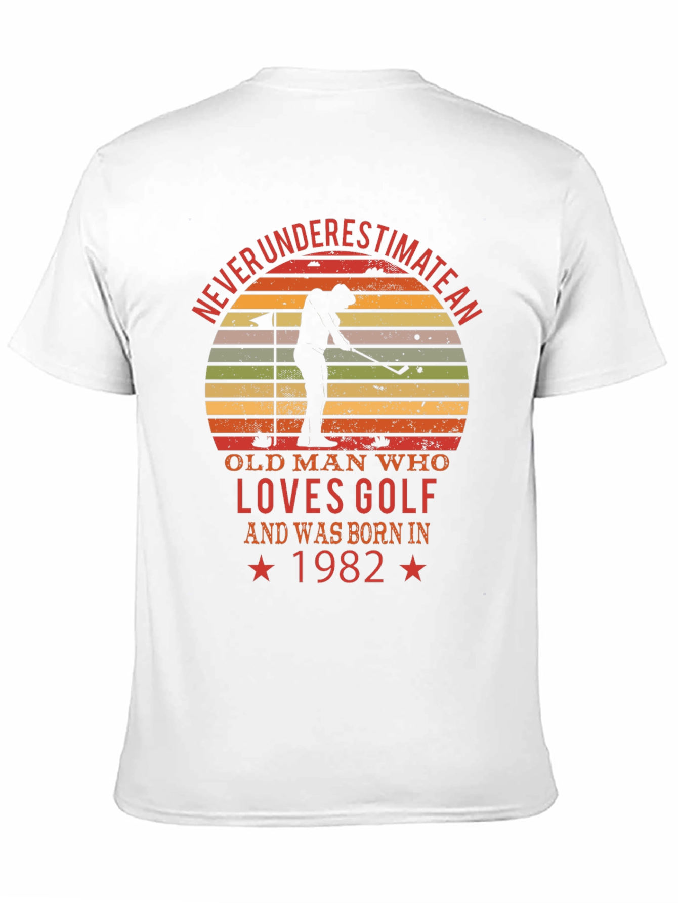 Golf Lover 1982 Birthday T-Shirt