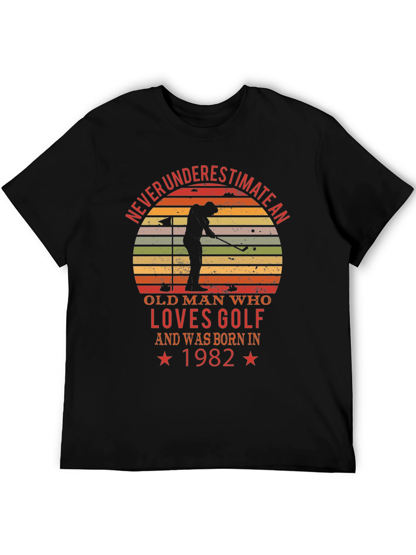 Golf Lover 1982 Birthday T-Shirt