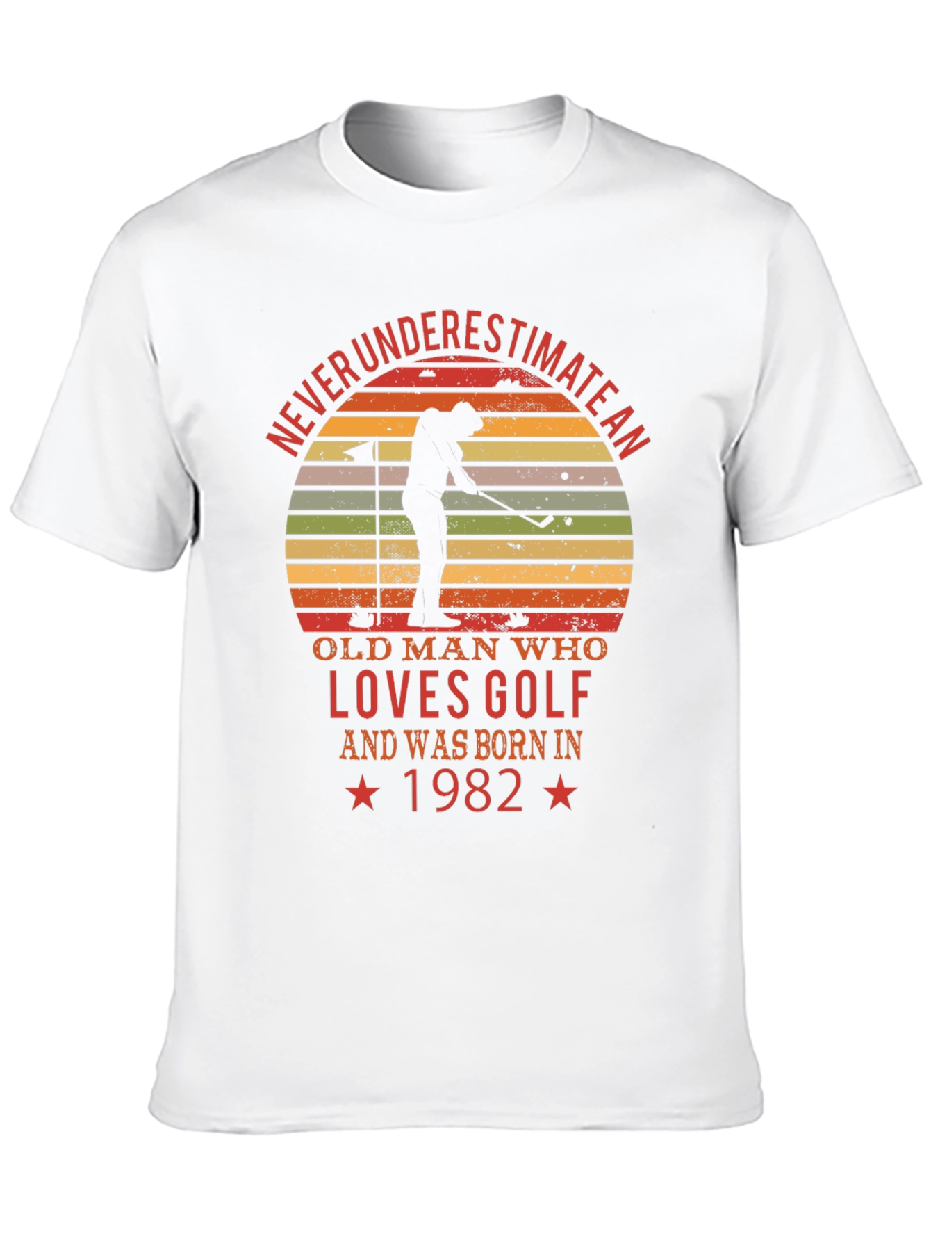 Golf Lover 1982 Birthday T-Shirt