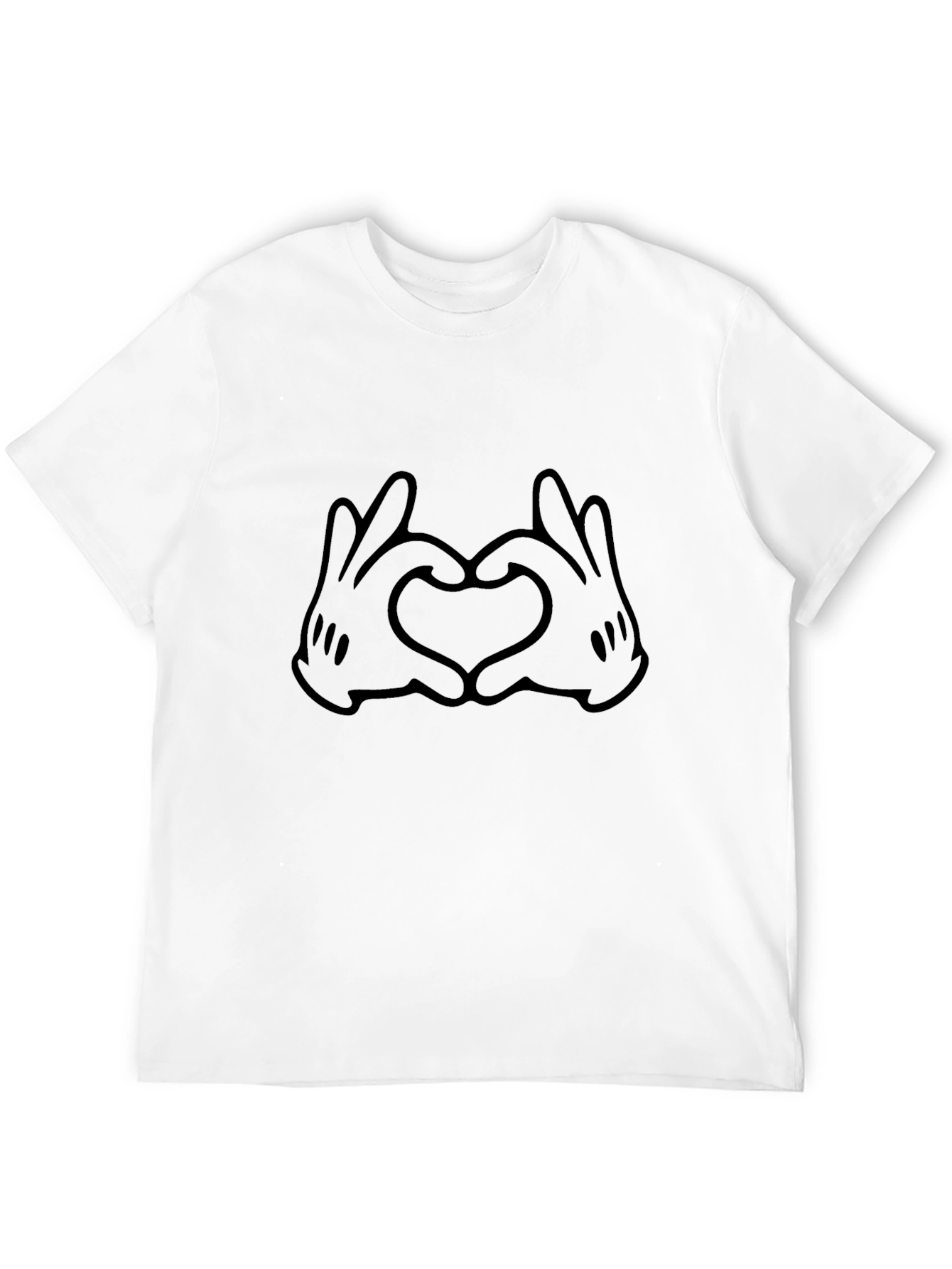 Mickey Hands Heart Graphic Tee