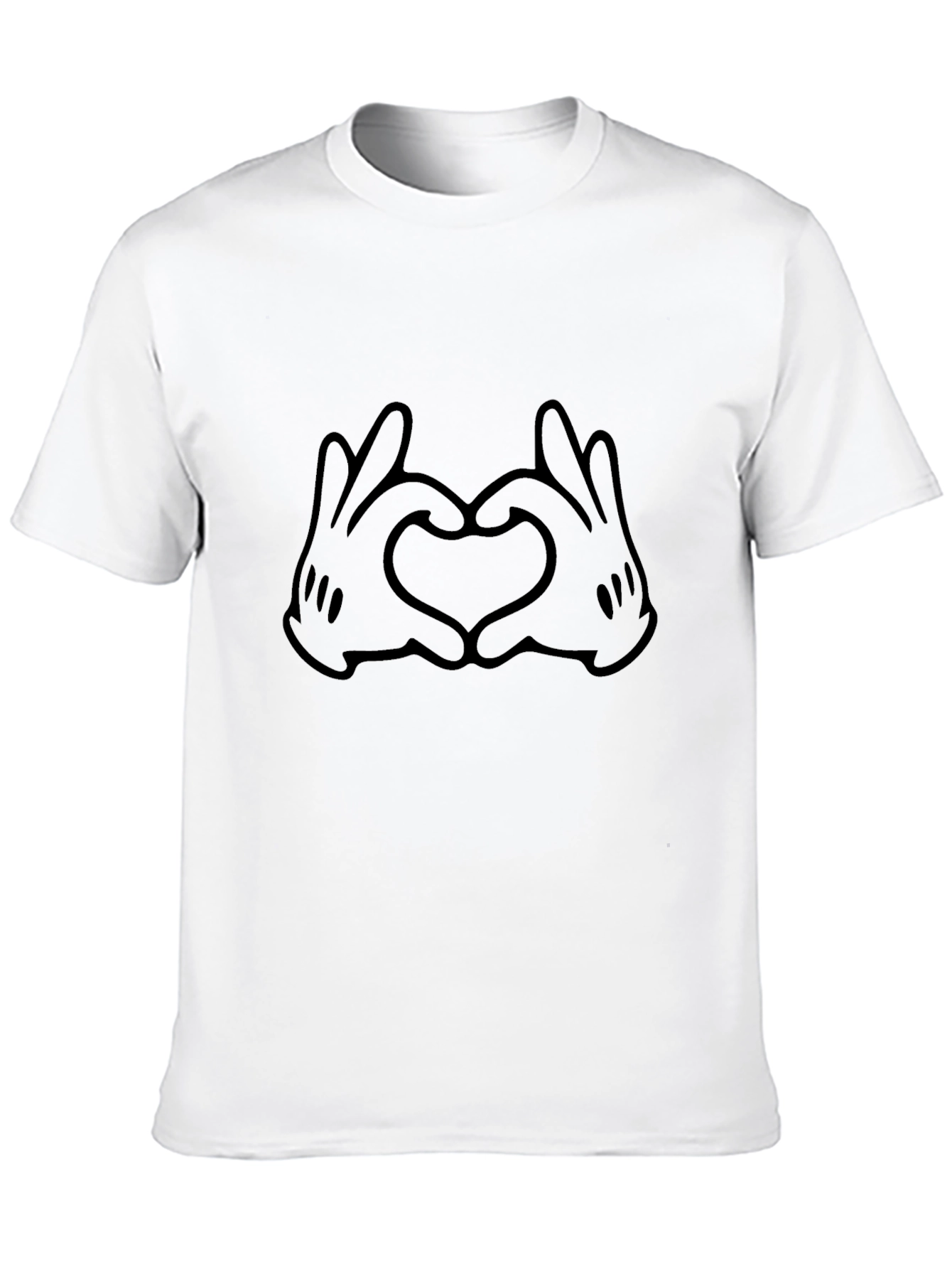 Mickey Hands Heart Graphic Tee
