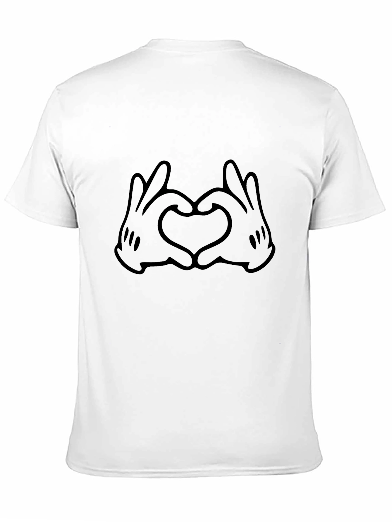 Mickey Hands Heart Graphic Tee