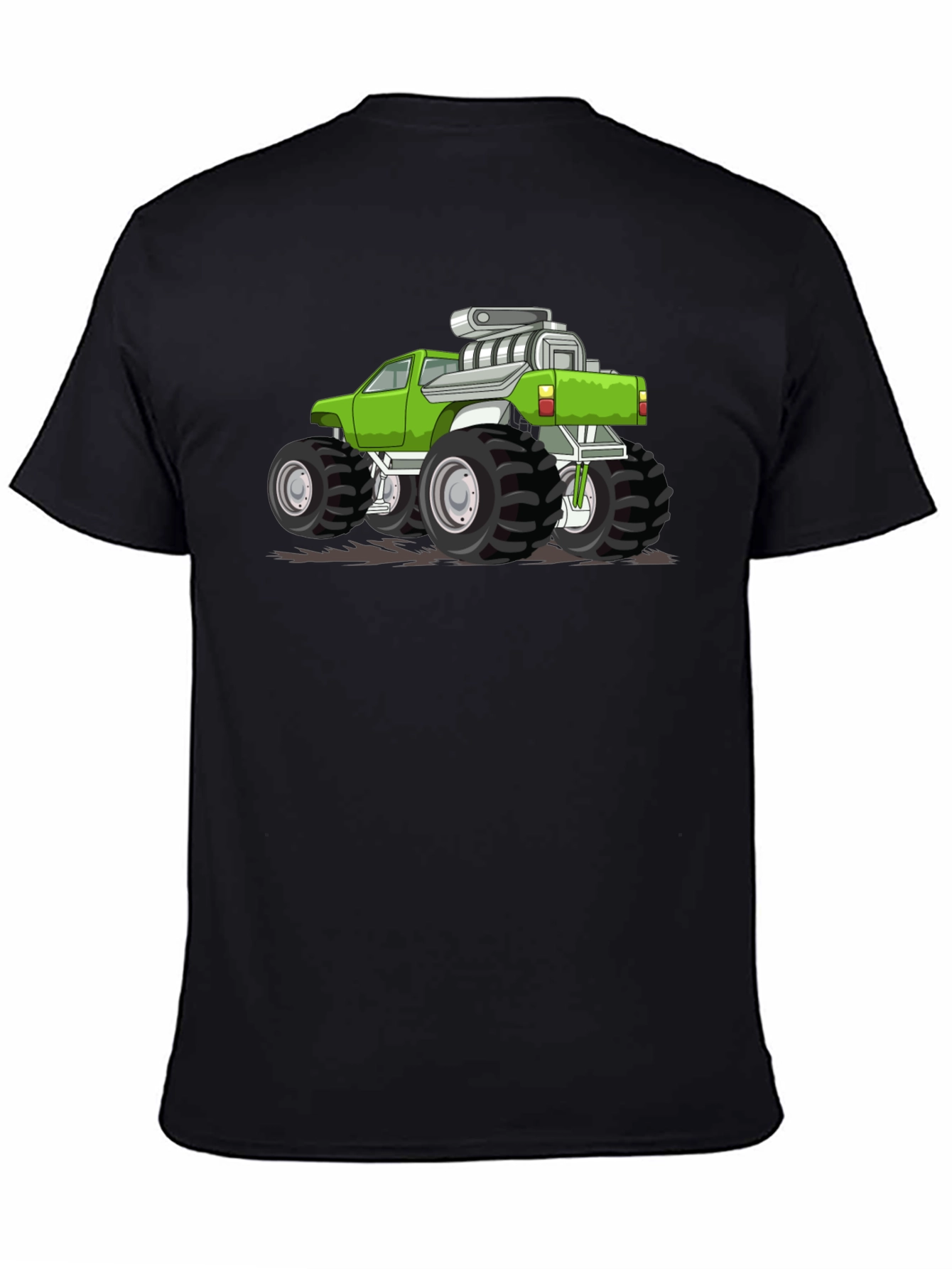 Monster Truck Graphic Tee - Black