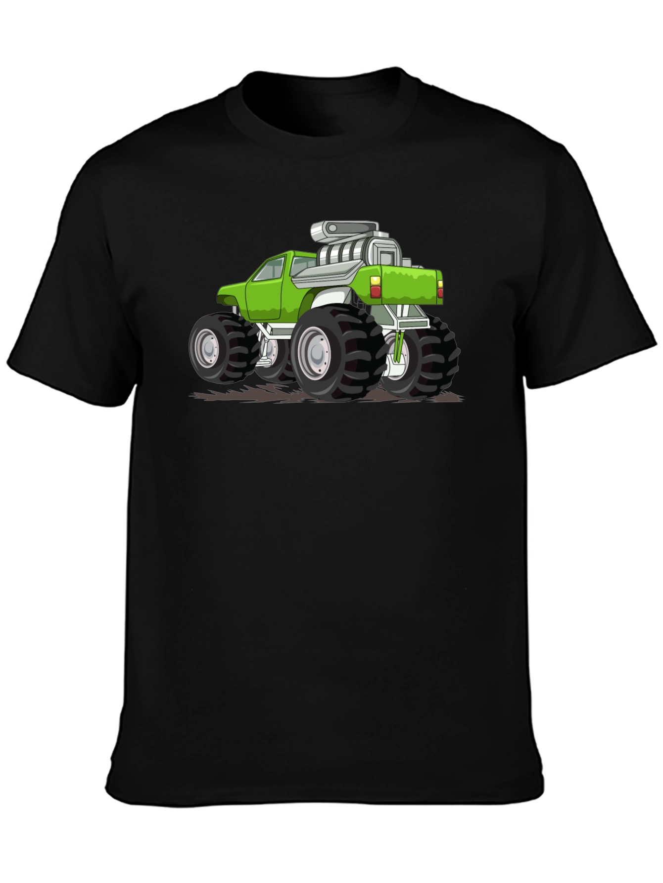 Monster Truck Graphic Tee - Black
