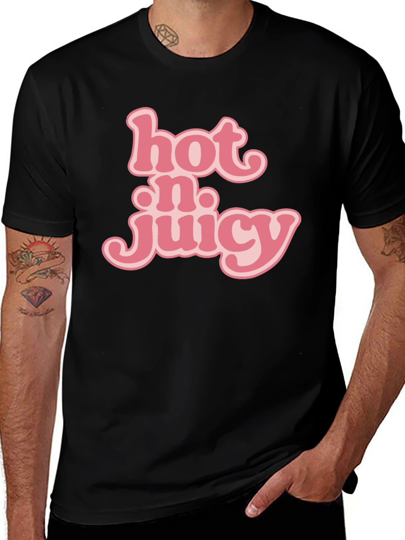 Hot N Juicy Graphic Tee - Trendy Unisex Fit