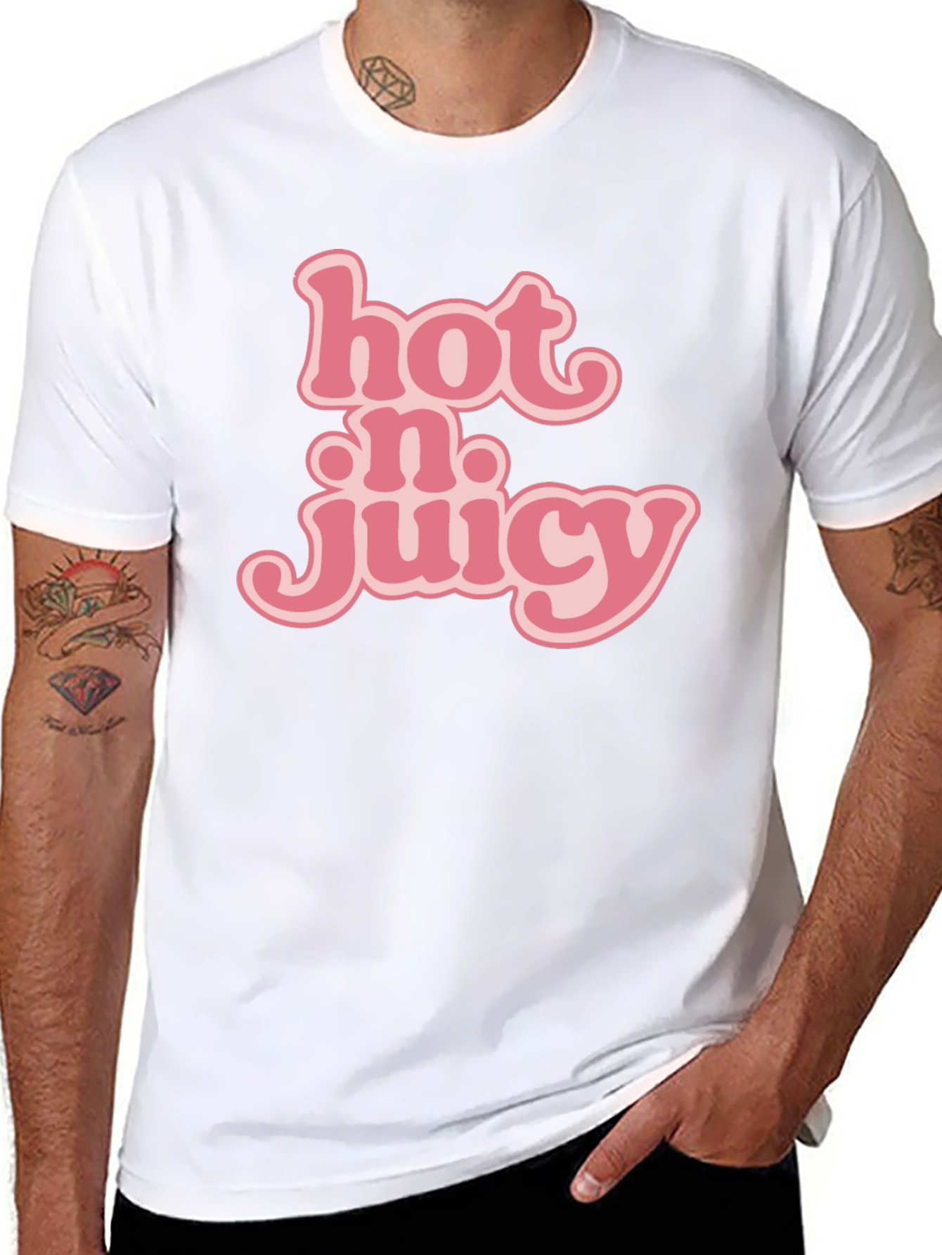Hot N Juicy Graphic Tee - Trendy Unisex Fit