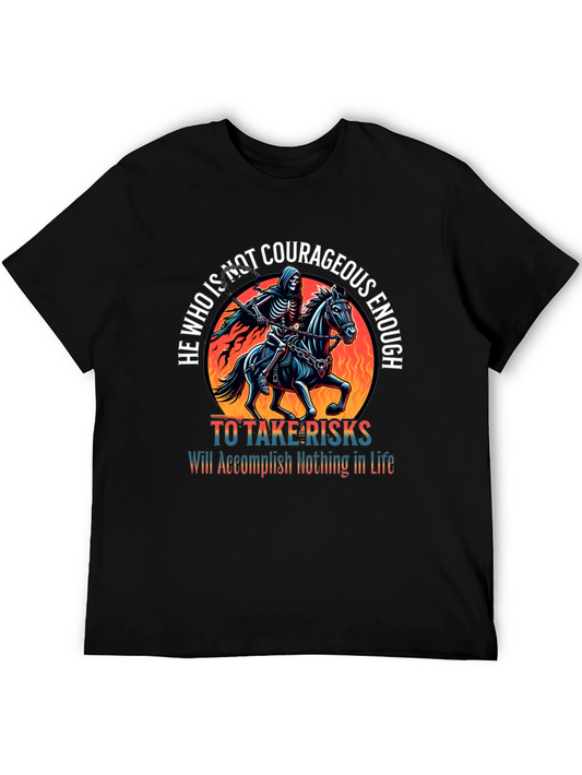 Courageous Reaper Rider Graphic Tee