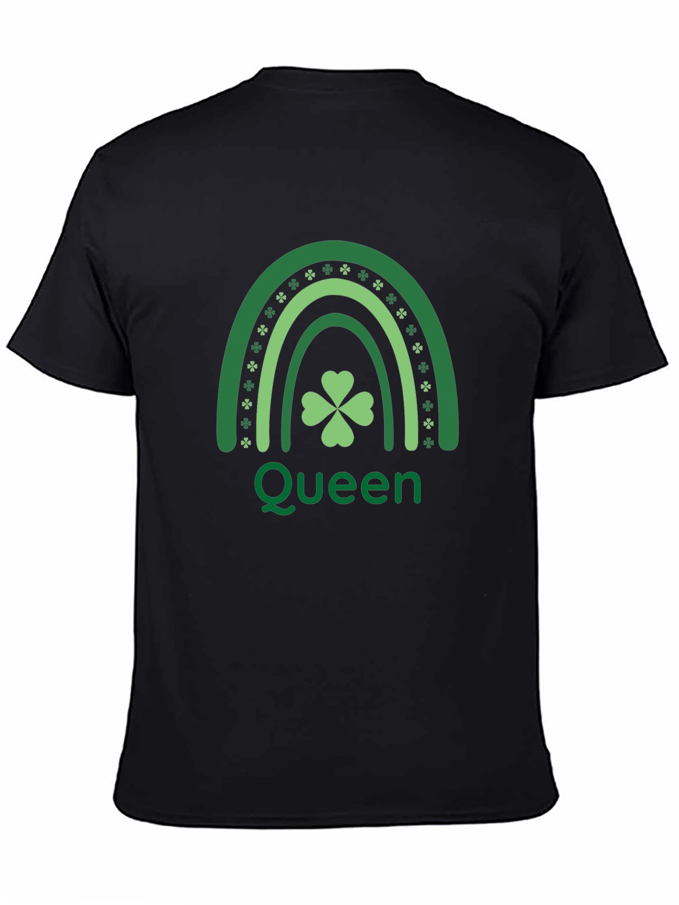 St. Patricks Day Queen Shamrock Rainbow T-Shirt