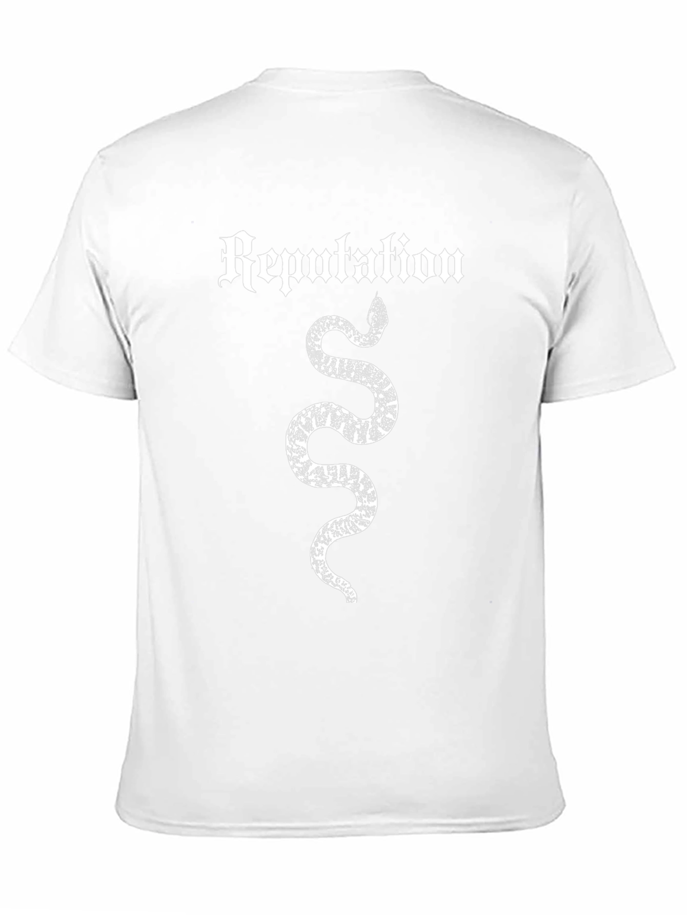 Reputation Snake Graphic Tee - Black Cotton