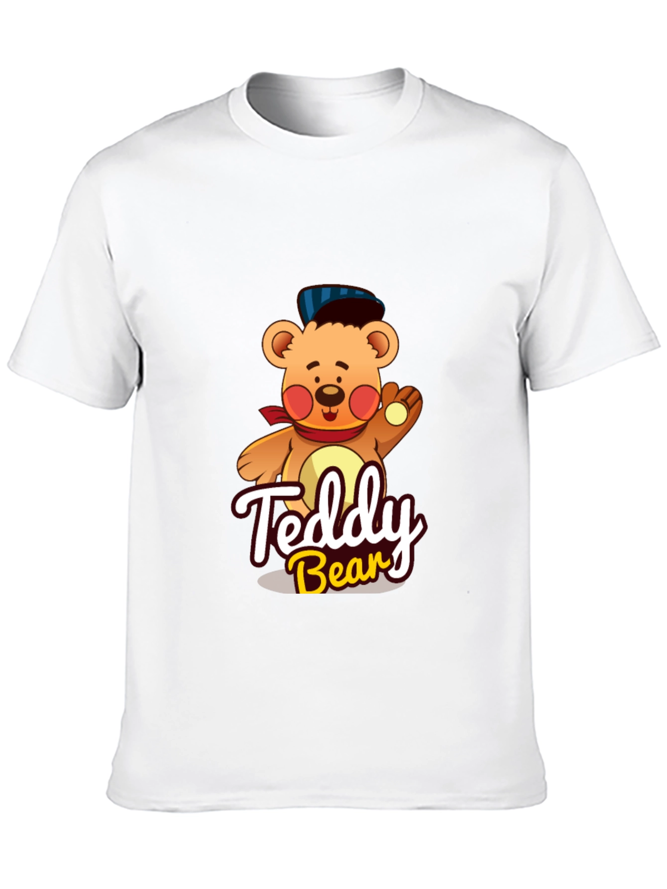 Teddy Bear Graphic Tee - Cute Cartoon Design