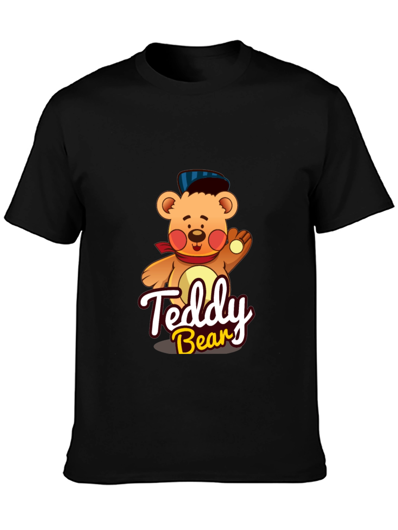 Teddy Bear Graphic Tee - Cute Cartoon Design