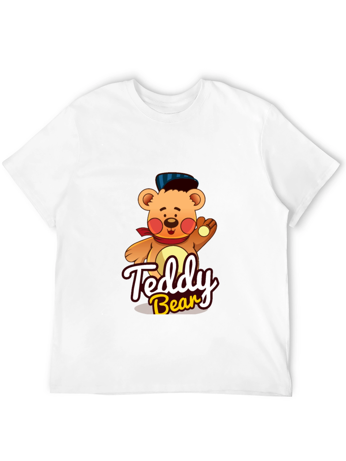 Teddy Bear Graphic Tee - Cute Cartoon Design