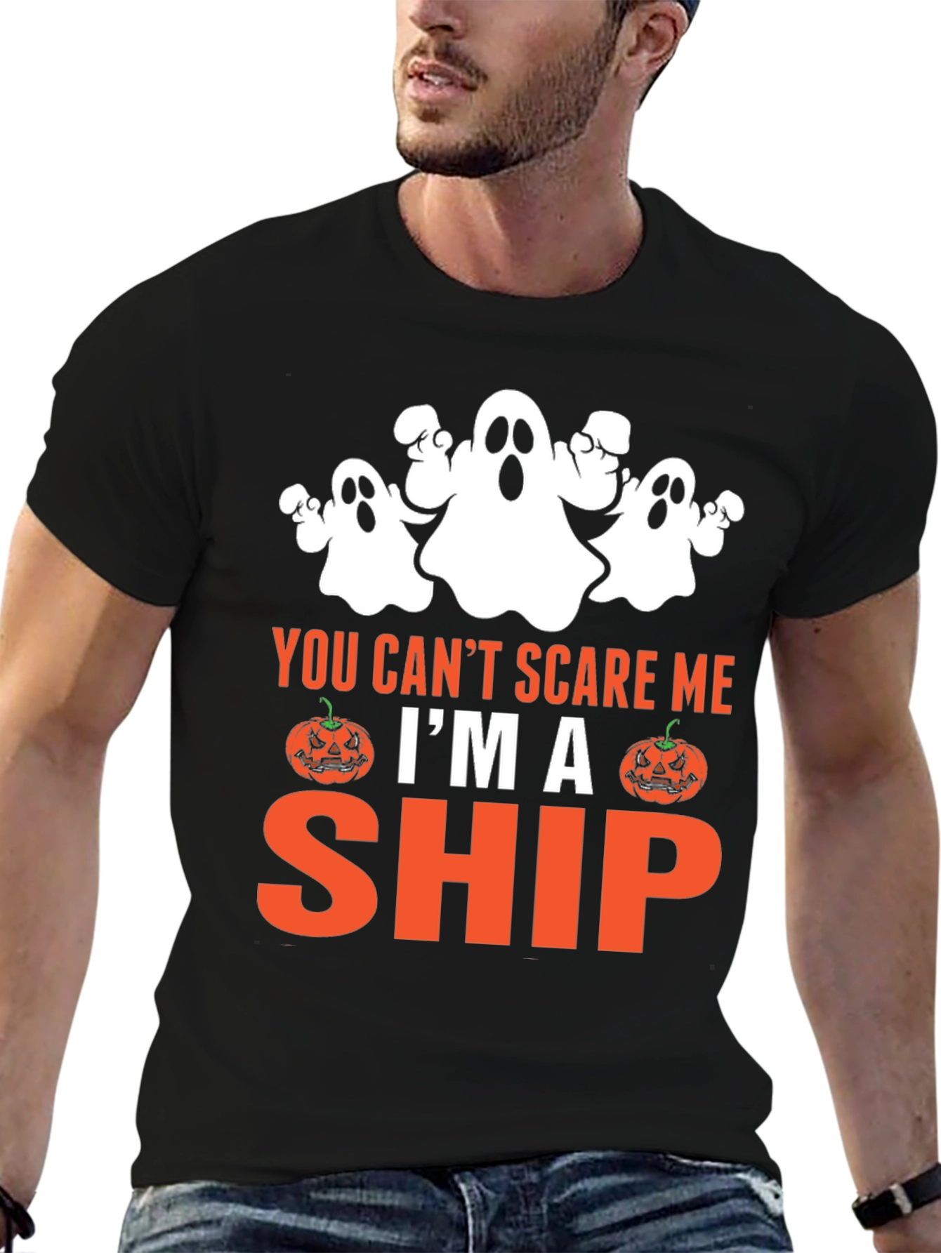 Halloween Ghost Ship T-Shirt - Scary & Fun