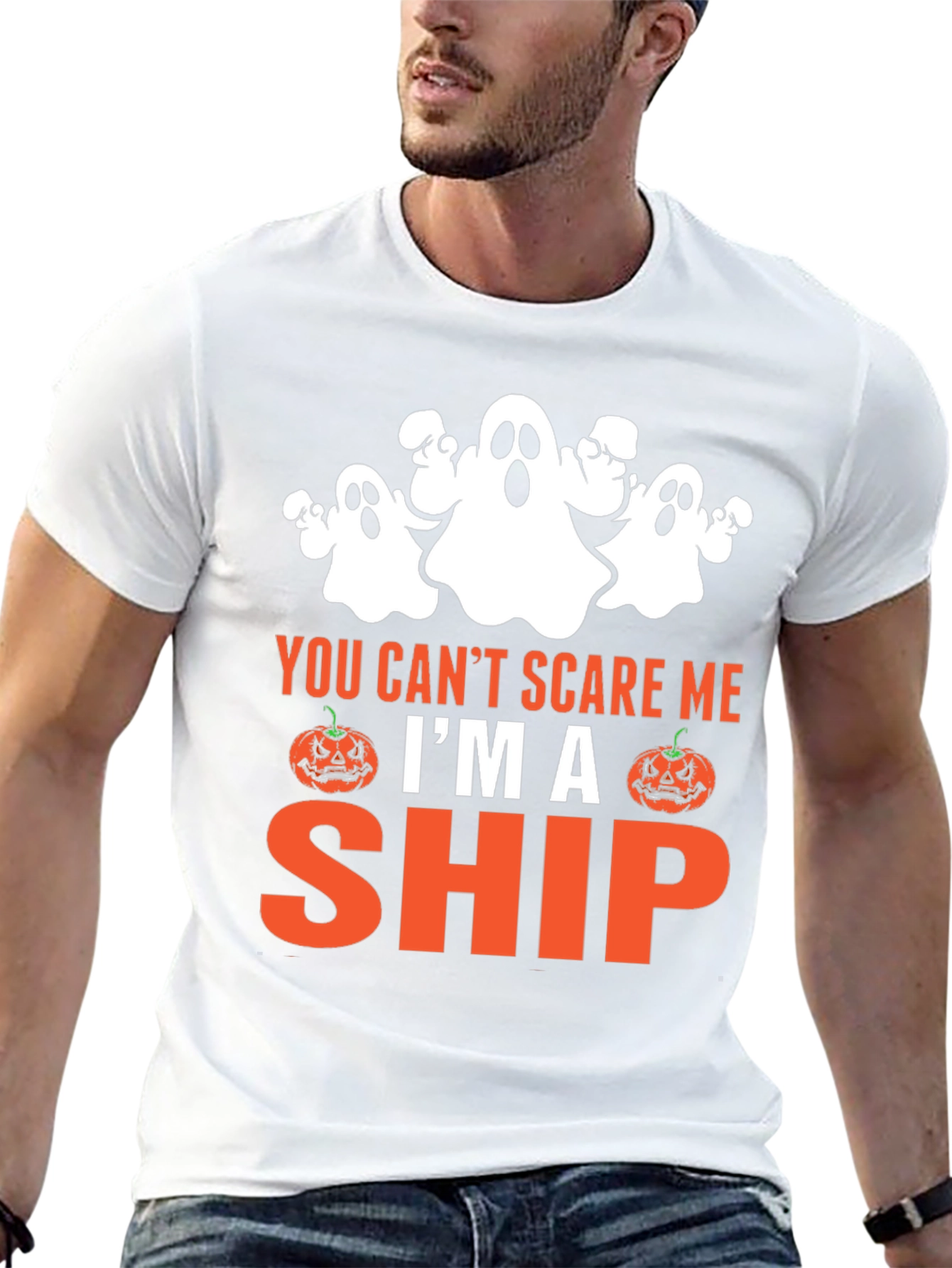 Halloween Ghost Ship T-Shirt - Scary & Fun