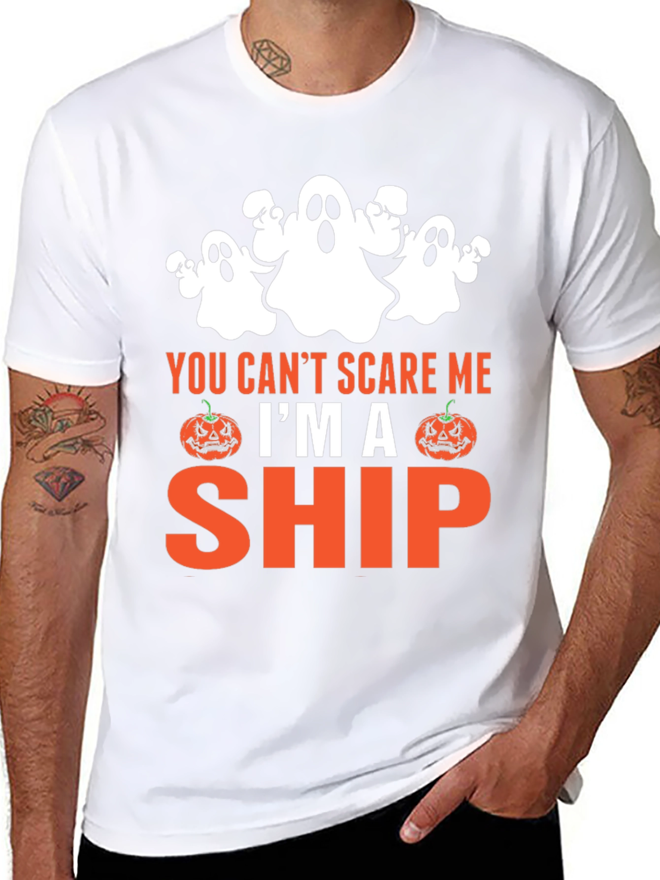 Halloween Ghost Ship T-Shirt - Scary & Fun