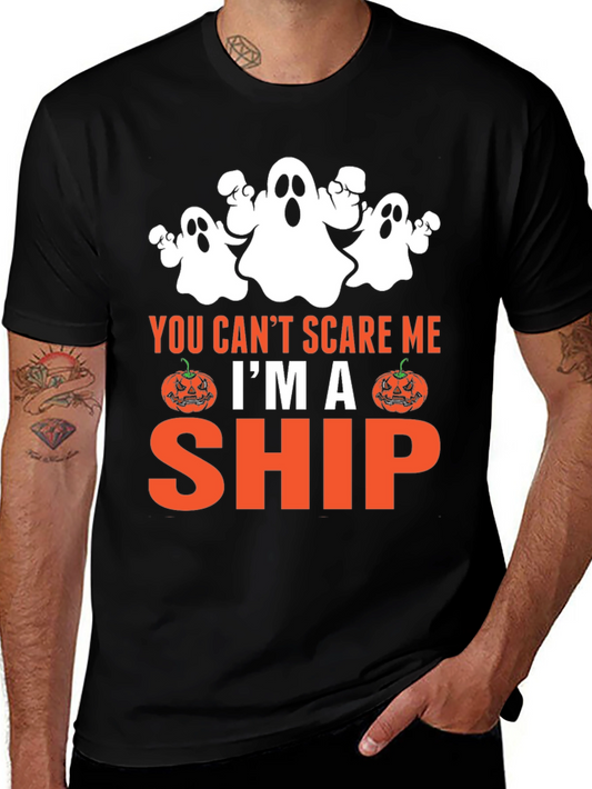 Halloween Ghost Ship T-Shirt - Scary & Fun