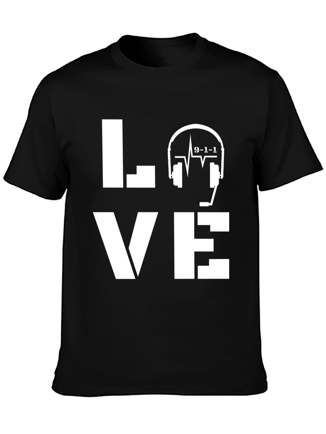 Love 911 Dispatcher T-Shirt - Emergency Services Tee