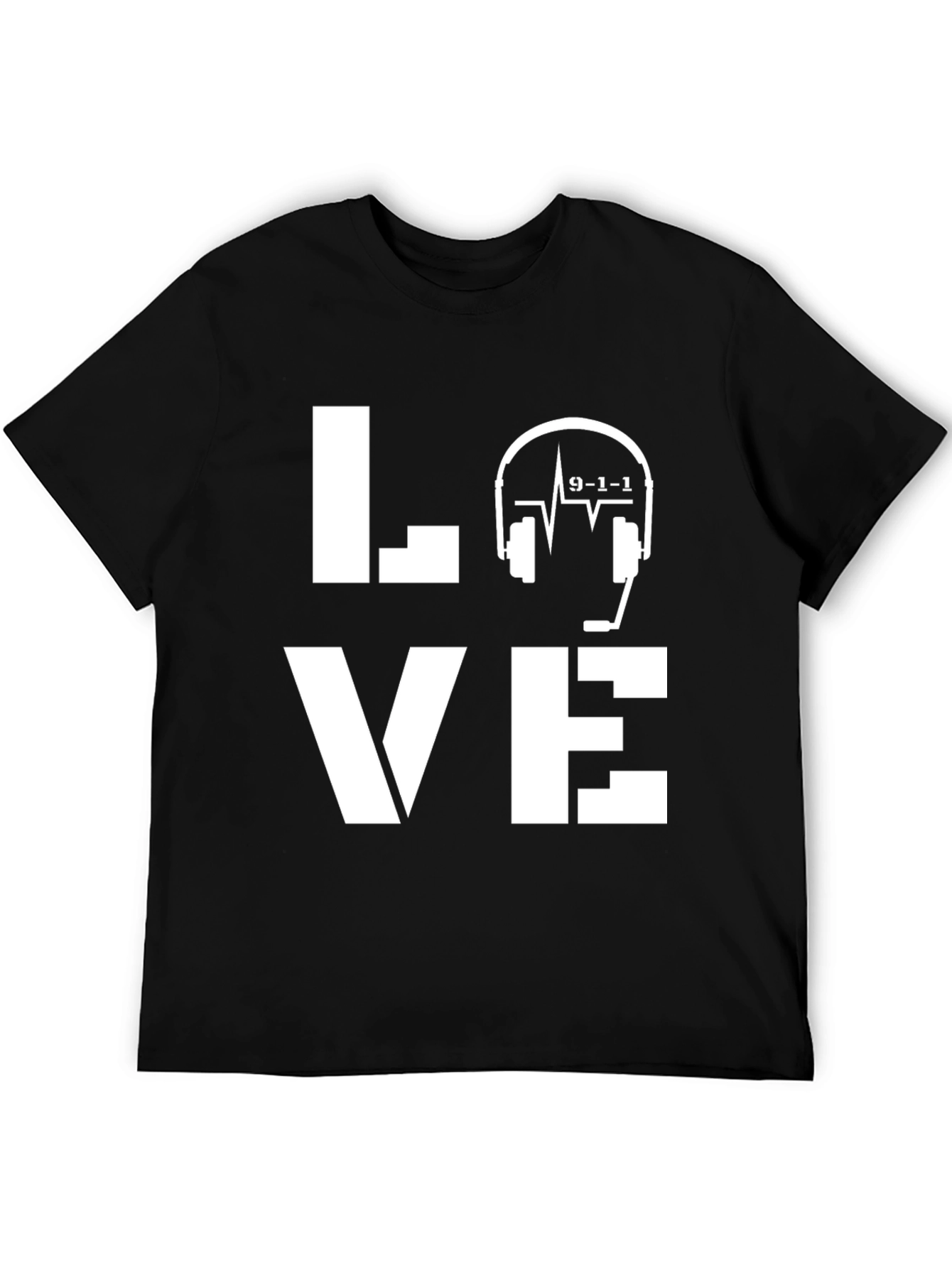 Love 911 Dispatcher T-Shirt - Emergency Services Tee